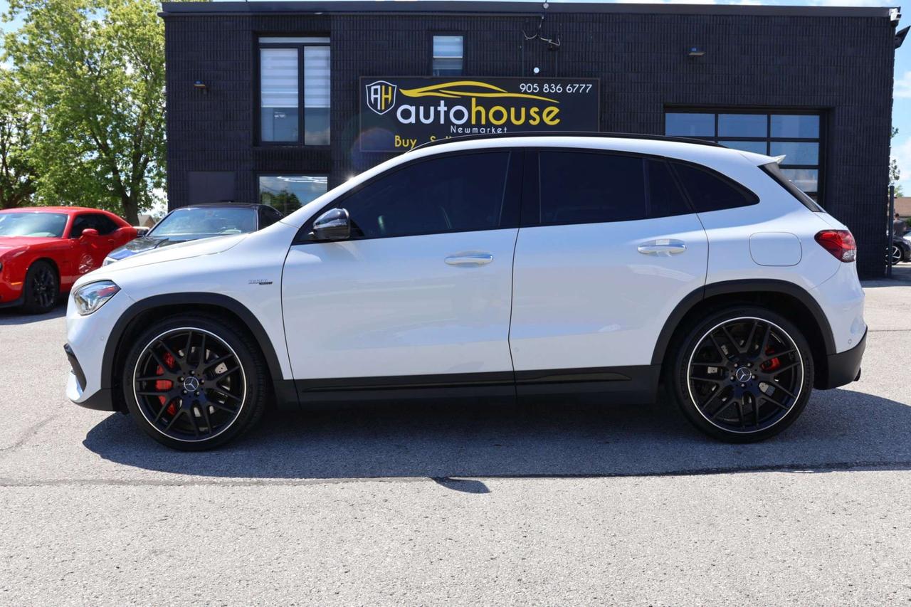 2021 Mercedes-Benz GLA GLA45-AMG-4MATIC/TECH PKG/NAV/360 CAM/BLIS/P SENSORS/LEATHER/H SEATS/KEYLESS ENTRY/AMBIENT/WLC/CARPLAY/PANOROOF Photo