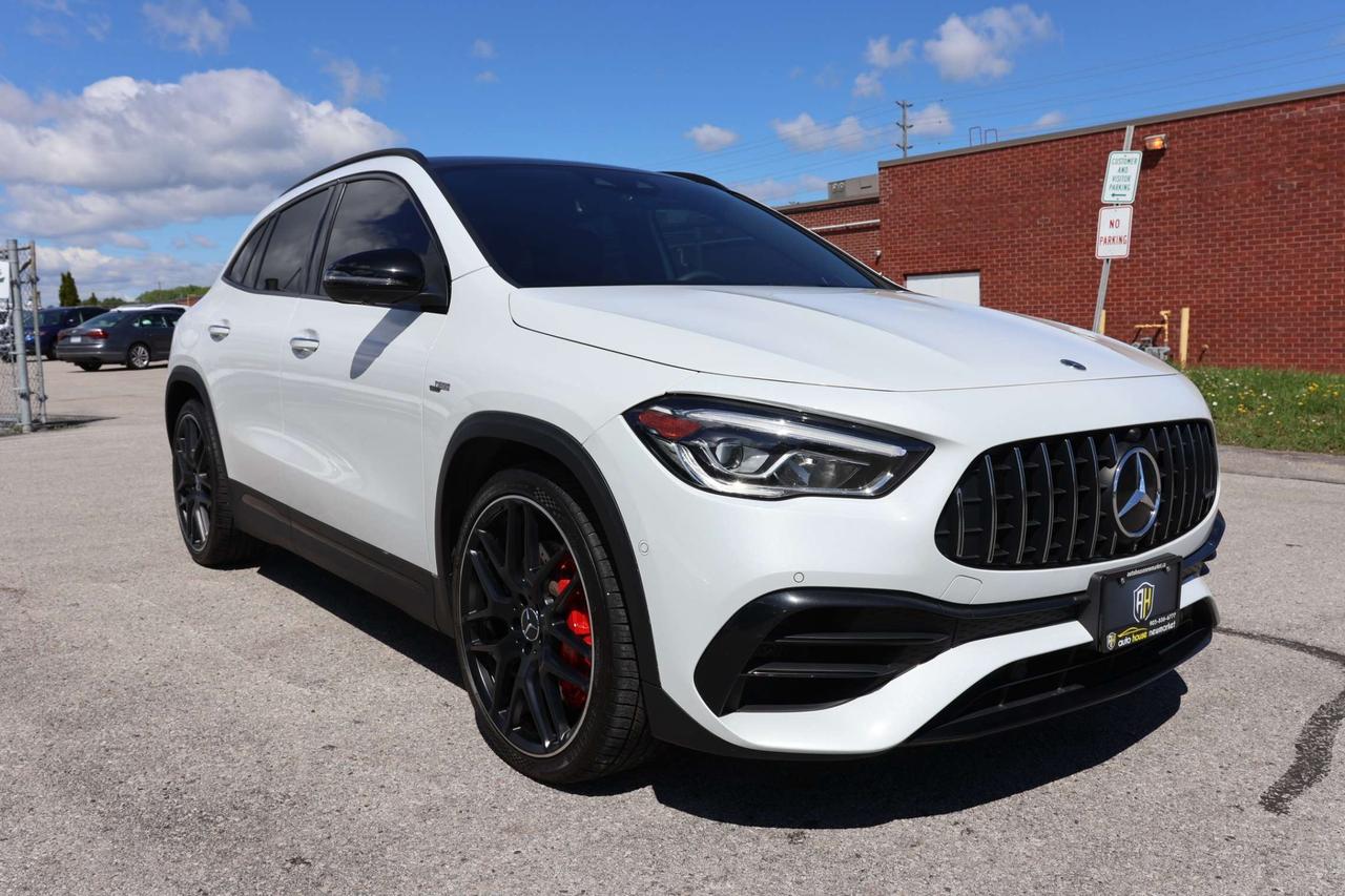 2021 Mercedes-Benz GLA GLA45-AMG-4MATIC/TECH PKG/NAV/360 CAM/BLIS/P SENSORS/LEATHER/H SEATS/KEYLESS ENTRY/AMBIENT/WLC/CARPLAY/PANOROOF Photo