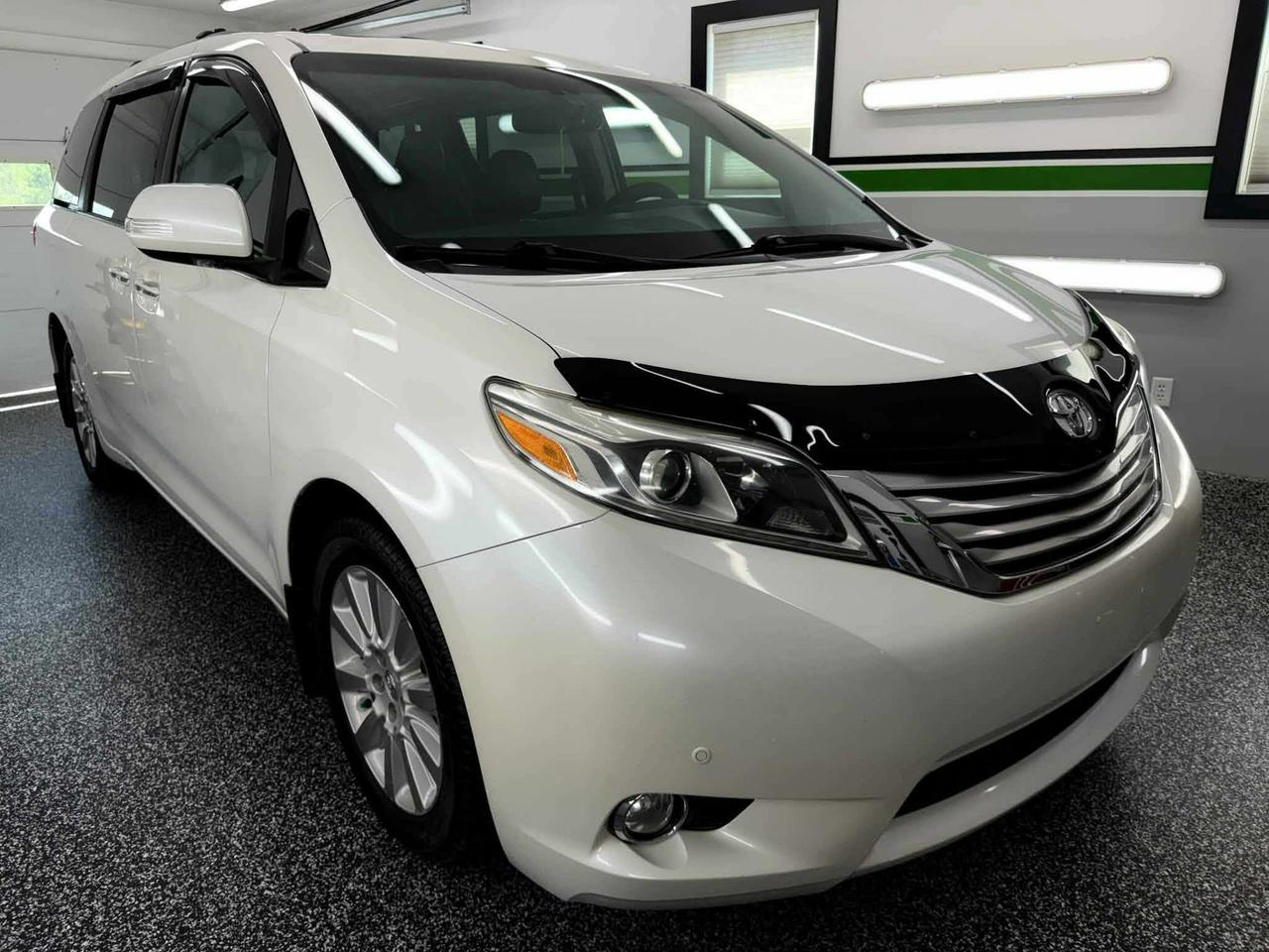 Used 2015 Toyota Sienna LIMITED AWD / 7 PASSENGER / BROWN LEATHER / SUNROOF /CAPTAIN STYLE SEATING / V6 ENGINE for sale in Truro, NS
