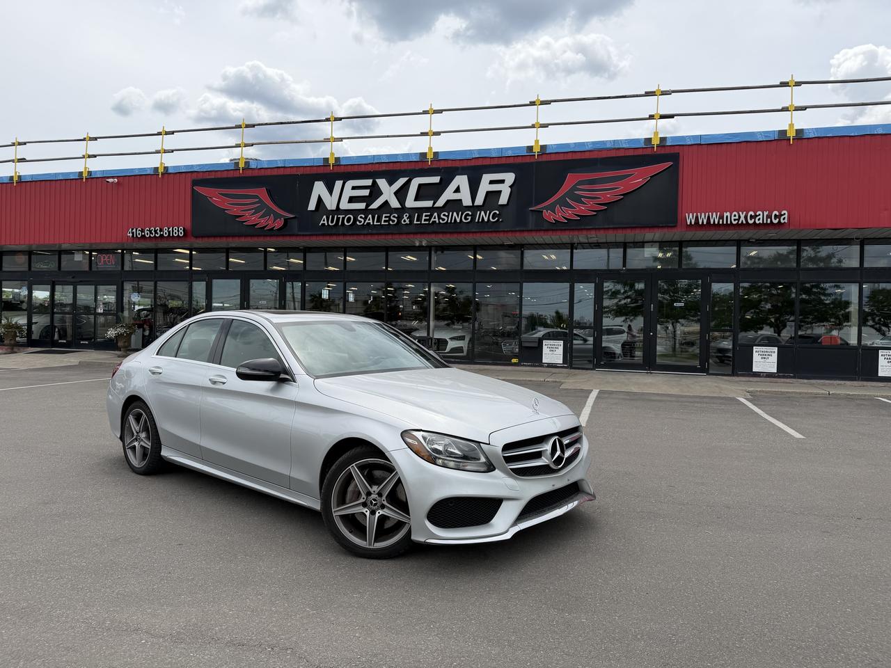 2018 Mercedes-Benz C-Class C 300 AMG PKG 4MATIC LEATHER PAN/ROOF NAVI CAMERA