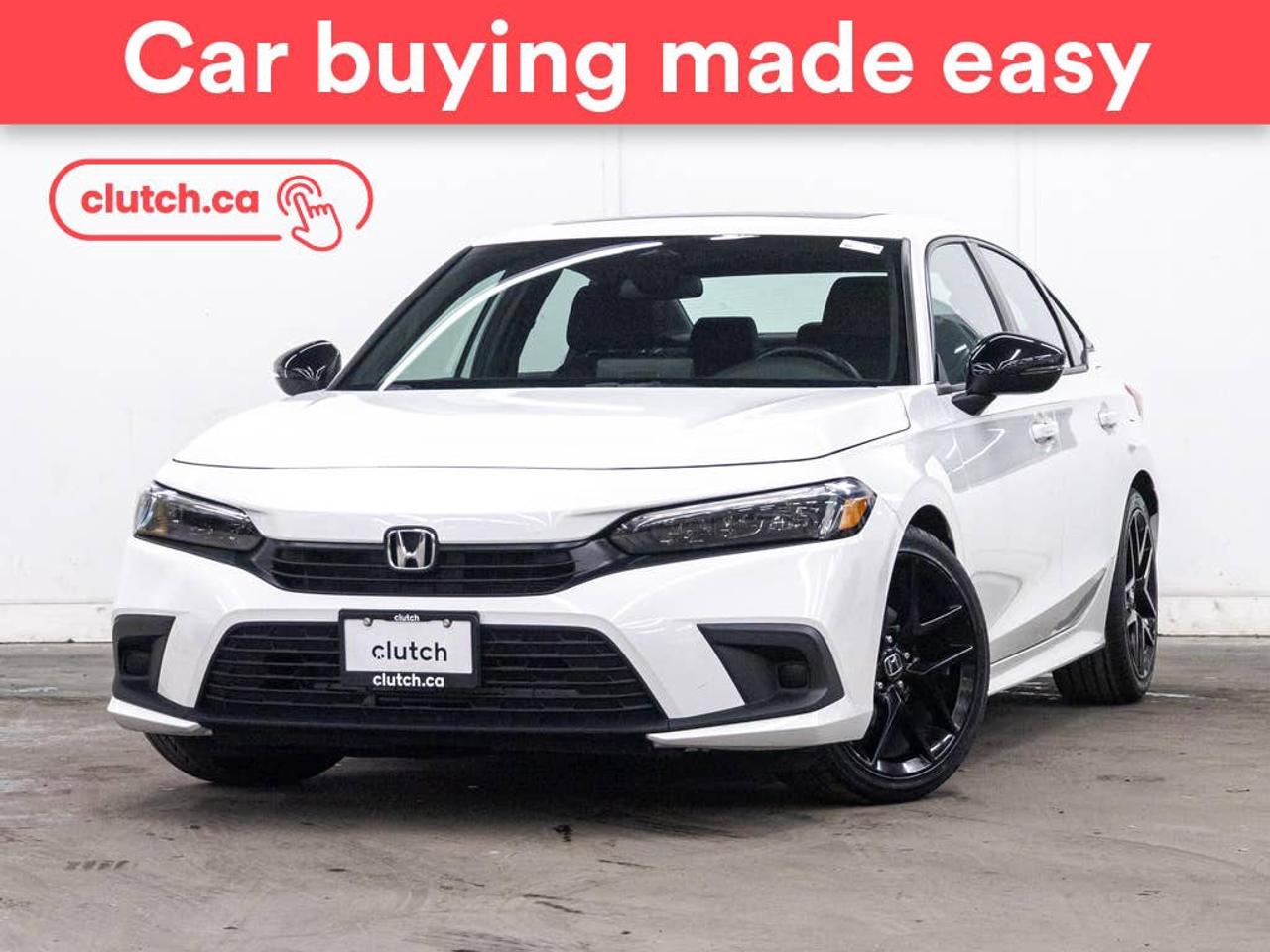 Electric Parking Brake, Brake Assist, Front Heated Seats and more!<br> <br>Clutch is the largest online used car retailer in Canada, delivering a seamless, hassle-free car-buying experience to drivers everywhere. Shop thousands of used cars online, get the right one delivered to your door, and enjoy peace of mind with our 10-Day Money-Back Guarantee. How sweet is that? To learn more, visit clutch.ca.<br> <br>The top features for this car include:<br> <br>Auto Stop/Start<br>Electric Parking Brake<br>Brake Assist<br>Front Heated Seats<br>Folding Rear Seats<br>Climate Control<br>Dual Zone Front Climate Control<br>Speed-Sensitive Volume<br>Bluetooth Music<br>Touchscreen Display<br>Cruise Control<br>Adaptive Cruise Control<br>12V Outlet<br>Hands Free Device Connectivity<br>Apple CarPlay<br>Android Auto<br>USB Input<br>Keyless Entry<br>Push Button Start<br>Passive Keyless Entry<br>Keyfob Remote Start<br>Lane Departure Warning<br>Active Lane Keep Assistance<br>Blindspot Sensors<br>Forward Collision Mitigation<br>Pedestrian Detection<br>Traffic Sign Recognition<br>Heated Steering Wheel<br>One-Touch Windows<br>Rear Window Defroster<br>Sunroof<br>Hill Assistance<br>Automatic High Beams<br>Rear View Camera<br>AM/FM Stereo<br> <br>Seamless home delivery - Delivery to your door in a matter of days. Available on select packages.<br> <br>Try it out for 10 days - If you do not like it, we will take it back. <br> <br>Quality assured - All cars go through our rigorous 210-point inspection and reconditioning process.<br> <br>Peace of mind - Warranty and protection plans available.<br> <br>Haggle-free - No haggling or hard sells.<br> <br>100% Transparency - Full inspection reports on every car, including high-res photography and a free Carfax report.<br> <br>Listed price is for cash purchase only and does not include taxes, Shipping Fees (if applicable), Delivery Fees (if applicable), government licensing fees.<br> <br>Previous Provincial Registrations:<br>Ontario<br> <br>Stock # 112941