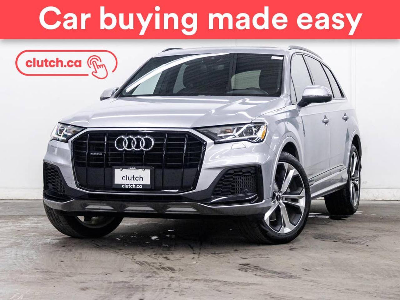 Electric Parking Brake, Brake Assist, Power Tailgate/Hatch and more!<br> <br>Clutch is the largest online used car retailer in Canada, delivering a seamless, hassle-free car-buying experience to drivers everywhere. Shop thousands of used cars online, get the right one delivered to your door, and enjoy peace of mind with our 10-Day Money-Back Guarantee. How sweet is that? To learn more, visit clutch.ca.<br> <br>The top features for this car include:<br> <br>Auto Stop/Start<br>Electric Parking Brake<br>Brake Assist<br>Power Tailgate/Hatch<br>Cornering Lights<br>Auto Dimming Rearview Mirror<br>Front Heated Seats<br>Ventilated Front Seats<br>Power Lumbar Support<br>Folding Rear Seats<br>Rear Heated Seats<br>Driver Seat Memory System<br>Climate Control<br>Dual Zone Front Climate Control<br>Rear Climate Control<br>Rear Climate Vents<br>Premium Sound System<br>Speed-Sensitive Volume<br>Bluetooth Music<br>Touchscreen Display<br>GPS Navigation<br>Cruise Control<br>Integrated Garage Door Opener<br>12V Outlet<br>Hands Free Device Connectivity<br>Apple CarPlay<br>Wireless Charging<br>USB Input<br>Keyless Entry<br>Push Button Start<br>Passive Keyless Entry<br>Front View Camera<br>Power Folding Exterior Mirrors<br>Blindspot Sensors<br>Rear Collision Warning<br>Rear Collision Mitigation<br>Rear Cross Traffic Alert<br>Pedestrian Detection<br>Heated Steering Wheel<br>One-Touch Windows<br>Rain Sensing Wipers<br>Rear Window Defroster<br>Panoramic Sunroof<br>Hill Assistance<br>Automatic High Beams<br>Rear View Camera<br>Parking Sensors<br>Rear Parking Sensors<br>Power Driver Seat<br>Power Passenger Seat<br>360 Camera<br>Ambient Lighting<br>Forward Collision Mitigation<br>Lane Departure Warning<br> <br>Seamless home delivery - Delivery to your door in a matter of days. Available on select packages.<br> <br>Try it out for 10 days - If you do not like it, we will take it back. <br> <br>Quality assured - All cars go through our rigorous 210-point inspection and reconditioning process.<br> <br>Peace of mind - Warranty and protection plans available.<br> <br>Haggle-free - No haggling or hard sells.<br> <br>100% Transparency - Full inspection reports on every car, including high-res photography and a free Carfax report.<br> <br>Listed price is for cash purchase only and does not include taxes, Shipping Fees (if applicable), Delivery Fees (if applicable), government licensing fees.<br> <br>Previous Provincial Registrations:<br>Ontario<br> <br>Stock # 113067