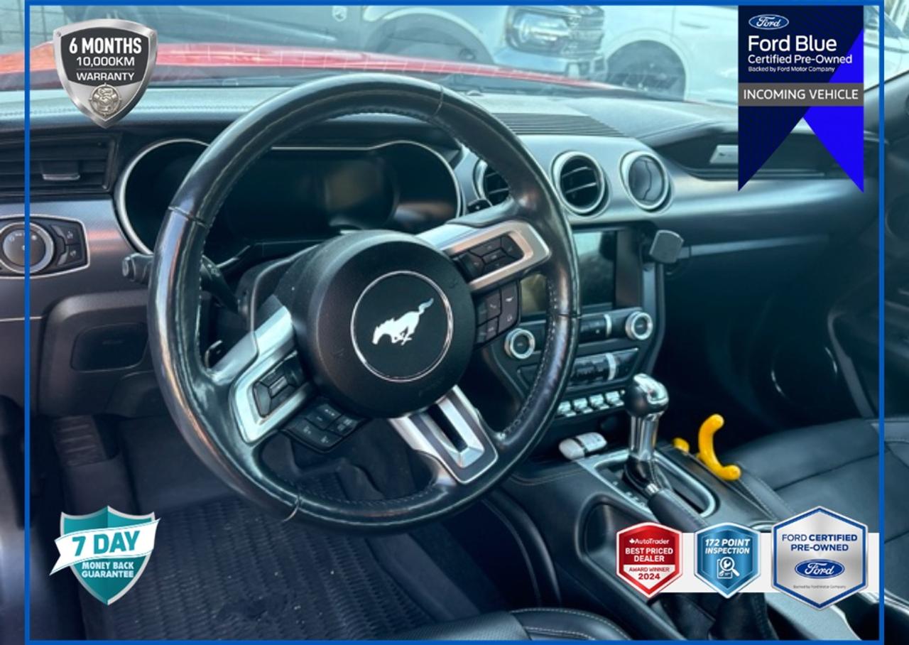 2021 Ford Mustang EcoBoost Premium LEATHER-TRIMMED HEATED/COOLED BKT STS | EQUIP GRP 201A HIGH PKG | ENG 2.3L ECO | 10-SPEED SELECTSHIFT A/T | BLACK ACCENT PKG | ACTIVE VALVE PERFORMANCE EXHAUST Photo