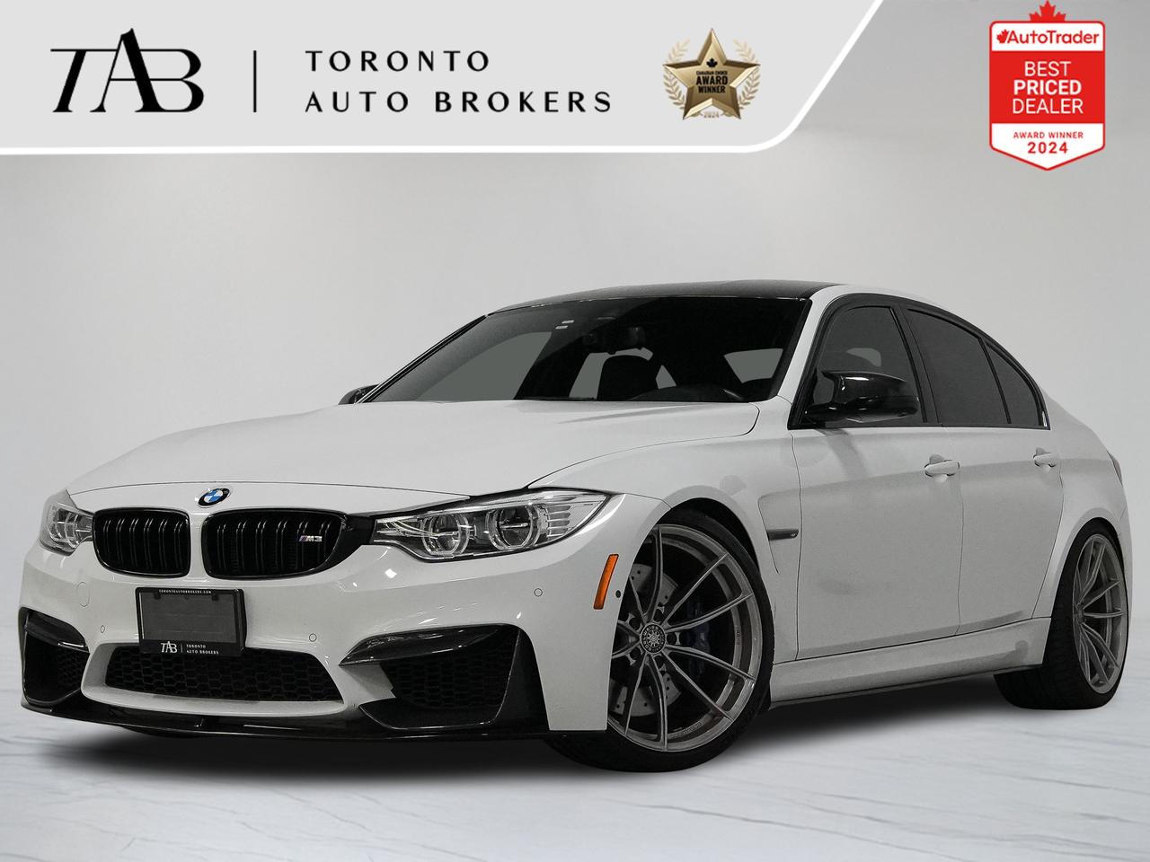 Used 2017 BMW M3 MANUAL | LOTS OF UPGRADES | CARBON ROOF | 20 IN for sale in Vaughan, ON