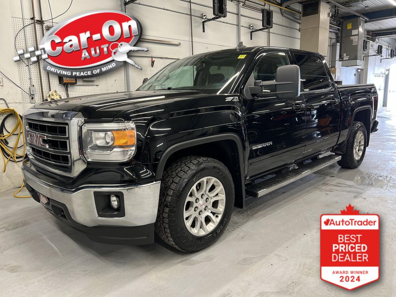 *VEHICLE SOLD AS IS NOT CERTIFIED!* SLE 4X4 CREW CAB W/ 5.3L V8, PREMIUM & Z71 OFF ROAD PACKAGES!! Heated seats, remote start, 18-inch alloys, backup camera, tow package w/ integrated trailer brake controller, 5-foot 9-inch box w/ spray-in bedliner, tonneau cover, running boards, dual-zone climate control, keyless entry, power seat, power windows, power mirrors, power locks, automatic headlights, cruise control, Bluetooth and Sirius XM!!!We are selling this vehicle un-certified and you will need to take it to your mechanic to get it certified. We are required to add this disclaimer, this vehicle is sold unfit. This vehicle is not safetied and is not represented as being in road worthy condition, mechanically sound or maintained at any guaranteed level of quality. It may not be fit for a means of transportation and may require substantial repairs at my expense. We however feel it&rsquo;s a great vehicle for the price. Please come and see it and decide for yourself. Financing and 30 day money back guarantee not applicable to vehicles sold As Is