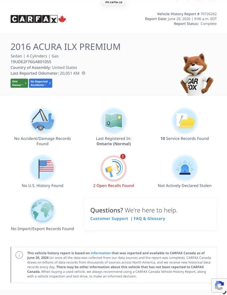 2016 Acura ILX FWD with Technology Package Photo