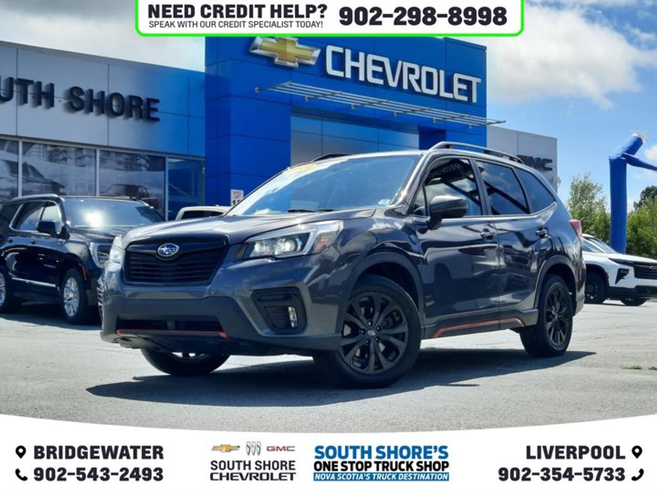 Recent Arrival! Magmet 2020 Subaru Forester Sport For Sale, Bridgewater AWD CVT Lineartronic 2.5L 4-Cylinder DOHC Clean Car Fax, 6 Speakers, ABS brakes, Air Conditioning, Alloy wheels, Automatic temperature control, Brake assist, CD player, Driver door bin, Emergency communication system: STARLINK, Exterior Parking Camera Rear, Front anti-roll bar, Front Bucket Seats, Front dual zone A/C, Front fog lights, Front reading lights, Fully automatic headlights, Heated door mirrors, Heated front seats, Knee airbag, Outside temperature display, Overhead console, Power Liftgate, Power moonroof: Panoramic, Power steering, Power windows, Radio data system, Rear window defroster, Remote keyless entry, Roof rack: rails only, Security system, Speed control, Speed-sensing steering, Tachometer, Telescoping steering wheel, Traction control, Trip computer, Turn signal indicator mirrors, Variably intermittent wipers.