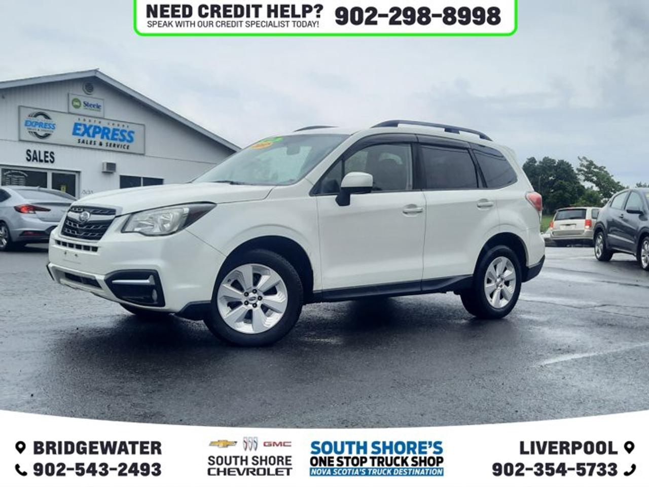 Recent Arrival! White 2017 Subaru Forester 2.5i Convenience AWD CVT Lineartronic 2.5L 4-Cylinder DOHC Clean Car Fax, 4 Speakers, ABS brakes, Air Conditioning, Alloy wheels, Brake assist, CD player, Dual front side impact airbags, Electronic Stability Control, Exterior Parking Camera Rear, Front anti-roll bar, Front Heated Reclining Bucket Seats, Front reading lights, Fully automatic headlights, Heated door mirrors, Heated front seats, Illuminated entry, Knee airbag, Occupant sensing airbag, Outside temperature display, Power door mirrors, Power steering, Power windows, Radio data system, Rear window defroster, Remote keyless entry, Roof rack: rails only, Security system, Speed-sensing steering, Split folding rear seat, Telescoping steering wheel, Tilt steering wheel, Traction control, Trip computer, Variably intermittent wipers.