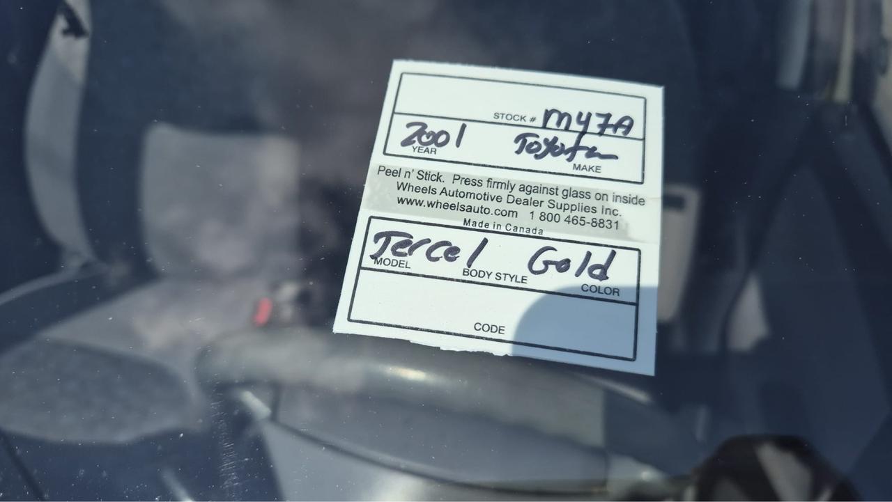 2001 Toyota Echo AS IS SPECIAL, UNDERCOATED, 60 SERVICE RECORDS Photo