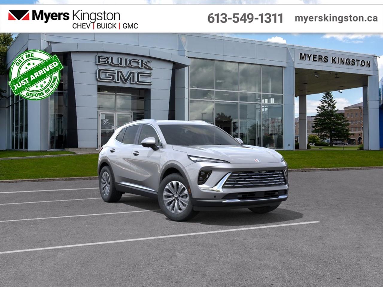 <b>360 Camera,  Wireless Charging,  Power Liftgate,  Remote Start,  Heated Steering Wheel!</b><br> <br> A comprehensive suite of advanced safety and driver-assist features comes standard to help keep you secure on every journey.<br> <br>The 2026 Buick Envision offers drivers a sophisticated crossover experience that pairs elegant design with modern technology and capable handling. Inside, youll enjoy a cabin filled with refined touches, intuitive controls and the kind of comfort suited for daily needs or longer drives. With all-wheel drive as standard, thoughtful amenities, and Buicks commitment to safety, the Envision presents a compelling option for those seeking upscale performance in a compact SUV.<br> <br>This Moonstone Grey Metallic SUV has an Automatic transmission and is powered by a 228HP 2.0L 4 Cylinder Engine. <br> <br> Our Envisions trim level is Preferred. This great-looking SUV is decked with great standard features such as power liftgate for rear cargo access, an HD surround vision system, a wireless charging pad for mobile devices, and an ultra-wide infotainment screen with wireless Apple CarPlay and Android Auto. Safety features include adaptive cruise control, blind zone steering assist, lane keep assist with lane departure warning, rear park assist, and rear cross traffic braking. Additional features also include remote engine start, keyless open, a heated steering wheel, heated front seats, and even more. This vehicle has been upgraded with the following features: 360 Camera, Wireless Charging, Power Liftgate, Remote Start, Heated Steering Wheel, Adaptive Cruise Control, Blind Spot Detection.<br><br> <br>To apply right now for financing use this link: <a href=https://www.taylorautomall.com/finance/apply-for-financing/ target=_blank>https://www.taylorautomall.com/finance/apply-for-financing/</a><br> <br/>2.79% financing for 84 months. Incentives expire 2026-07-31. See dealer for details. <br><br>HST, licensing, and Federal luxury tax (if applicable) are extra. <br><br> Come by and check out our fleet of 60+ used cars and trucks and 170+ new cars and trucks for sale in Kingston.  o~o