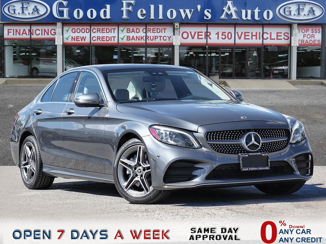 2021 Mercedes-Benz C-Class 4MATIC, PREMIUM PACKAGE, LEATHER SEATS, PANORAMIC