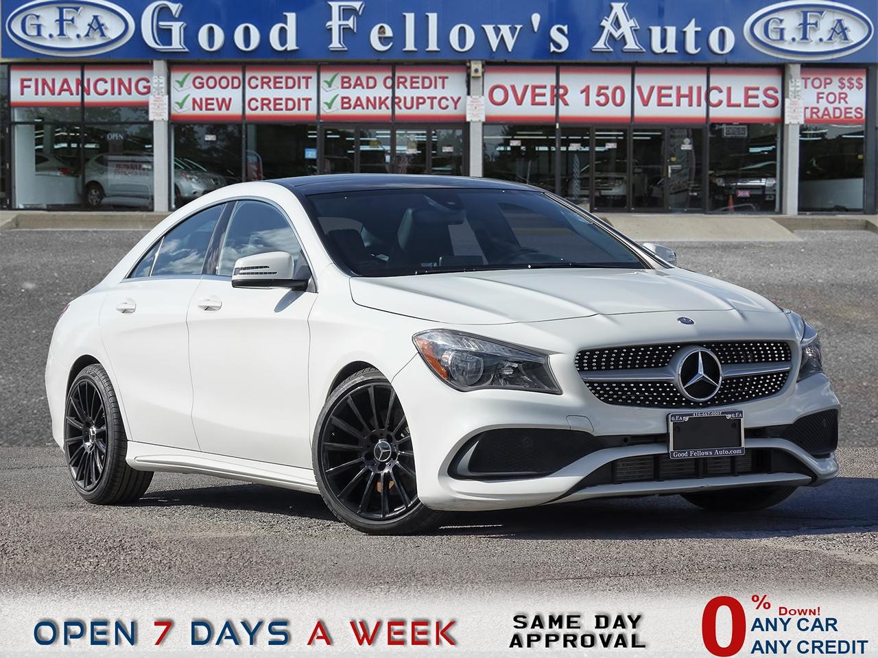 2017 Mercedes-Benz CLA-Class 4MATIC, SUNROOF, LEATHER SEATS, HEATED SEATS, POWE