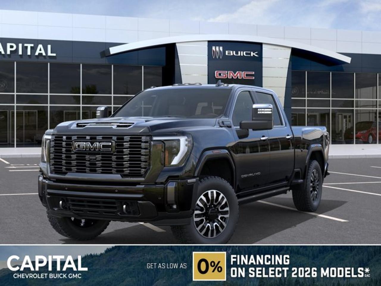 This GMC Sierra 3500HD delivers a Turbocharged Diesel V8 6.6L/ engine powering this Automatic transmission. ENGINE, DURAMAX 6.6L TURBO-DIESEL V8, B20-DIESEL COMPATIBLE (470 hp [350.5 kW] @ 2800 rpm, 975 lb-ft of torque [1322 Nm] @ 1600 rpm) (STD), Wireless phone projection for Apple CarPlay and Android Auto, Wireless Charging.* This GMC Sierra 3500HD Features the Following Options *Wipers, front rain-sensing, Winter Grille Cover, Windows, power rear, express down, Window, power, rear sliding with rear defogger, Window, power front, passenger express up/down, Window, power front, drivers express up/down, Wi-Fi Hotspot capable (Terms and limitations apply. See onstar.com or dealer for details.), Wheels, 20 (50.8 cm) Ultra-bright machined aluminum wheels with gloss black inserts with Black painted pockets (Requires single rear wheels.), Wheelhouse liners, rear (Not available with dual rear wheel models.), USB ports, 2, Charge/Data ports located inside centre console.* Visit Us Today *Youve earned this- stop by Capital Chevrolet Buick GMC Inc. located at 13103 Lake Fraser Drive SE, Calgary, AB T2J 3H5 to make this car yours today!