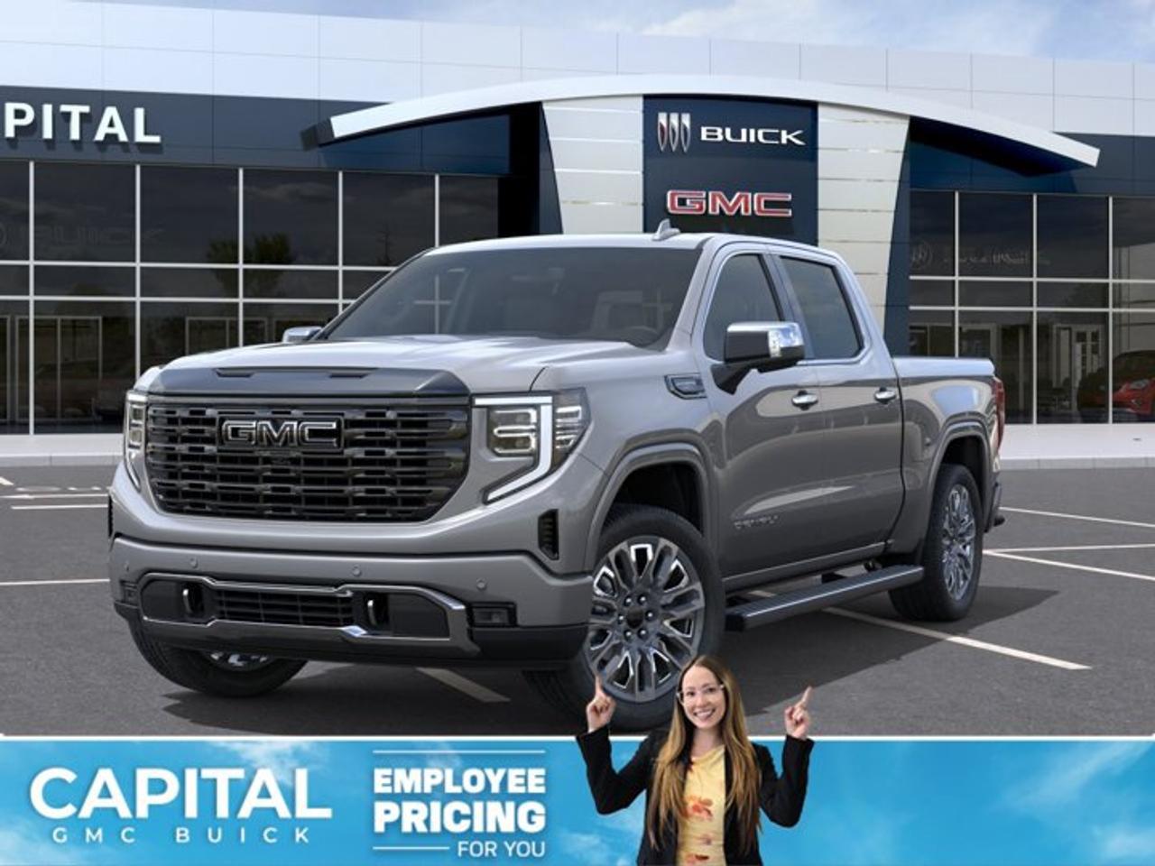 CHECK OUT THIS 2026 Limited Production DENALI ULTIMATE Sierra 1500 with the DURAMAX DIESEL ENGINE... Equipped with 16-way power front seats including MASSAGE feature, Body Color Arch Moldings, Handsfree Super Cruise, Bose Premium Stereo, the EXCLUSIVE Luxury Alpine Umber Interior, 22 Aluminum, Midnight with Chrome Inserts wheels, power-retractable assist steps with perimeter lighting, Power sunroof, Advanced Technology package, adaptive cruise, rear camera mirror, heads-up display, VADER CHROME and much much more!Ask for the Internet Department for more information or book your test drive today!AMVIC Licensed Dealer - Licence Number B1044900