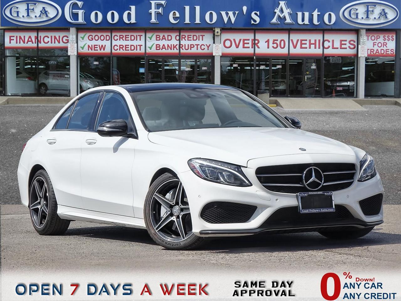 2017 Mercedes-Benz C-Class 4MATIC, SUNROOF, LEATHER SEATS, HEATED SEATS, POWE - Photo #1