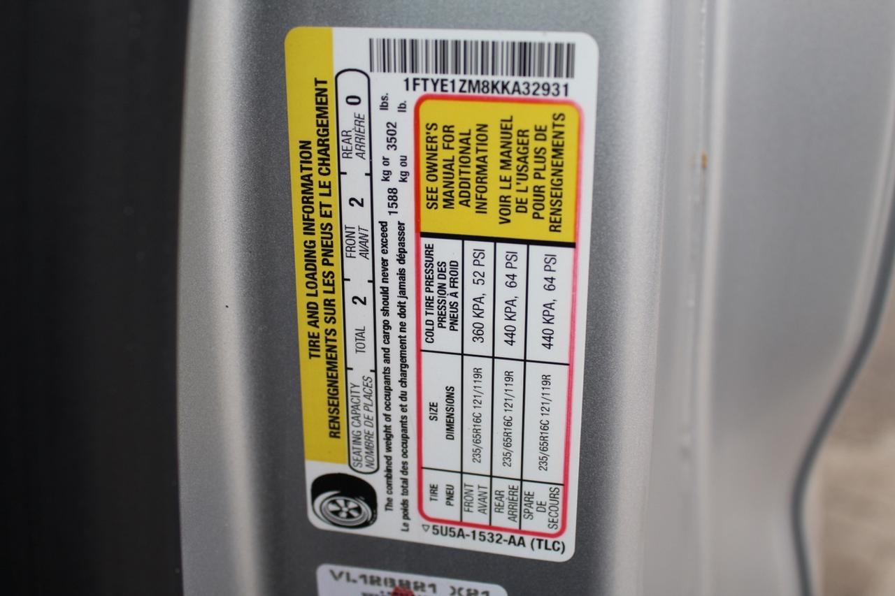 2019 Ford Transit T 150 Low Roof 130" Camera Remote starter Divider Photo