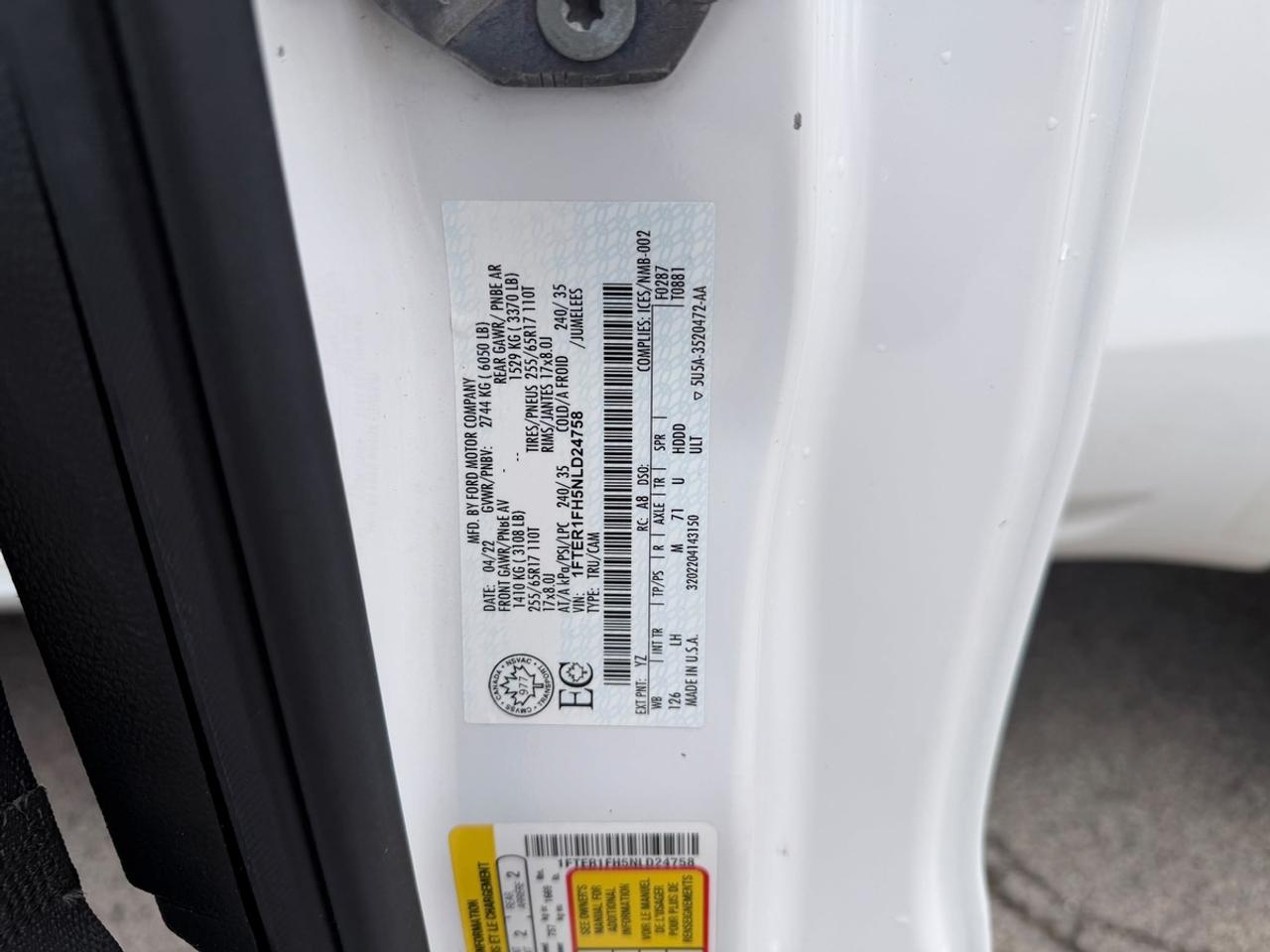 2022 Ford Ranger XL Photo