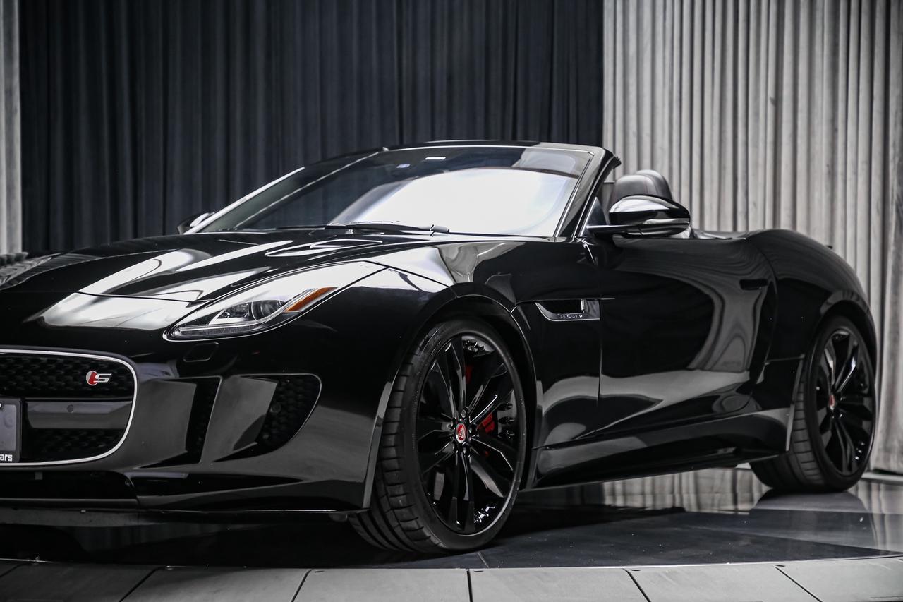 2017 Jaguar F-Type S CONVERTIBLE AWD 380HP NOACCIDENT SERVICED LOWKMS Photo
