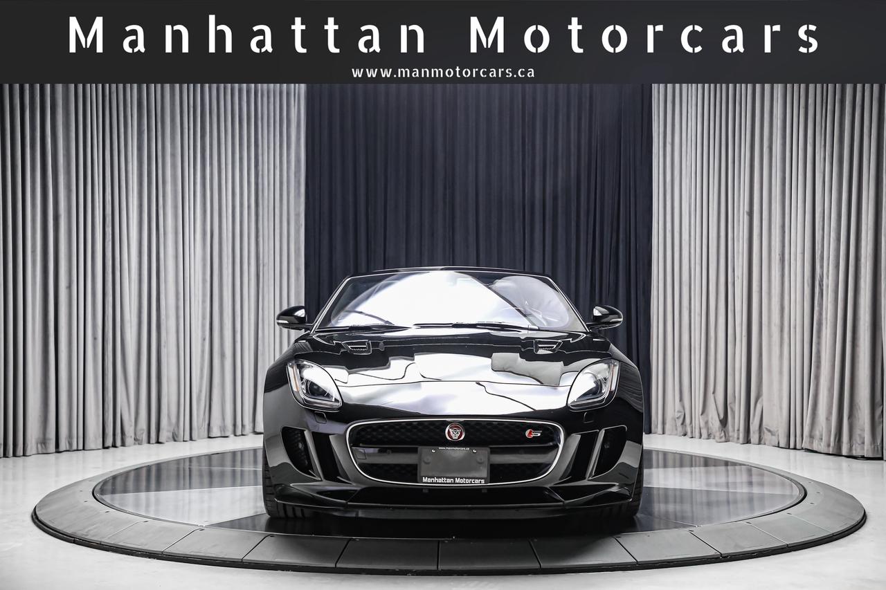 2017 Jaguar F-Type S CONVERTIBLE AWD 380HP NOACCIDENT SERVICED LOWKMS Photo