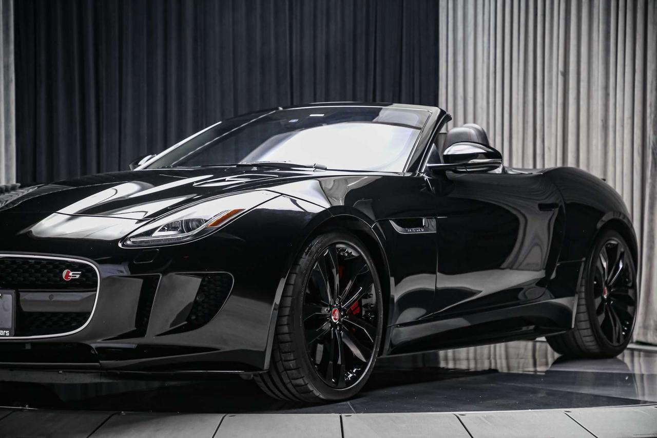 2017 Jaguar F-Type S CONVERTIBLE AWD 380HP NOACCIDENT SERVICED LOWKMS Photo
