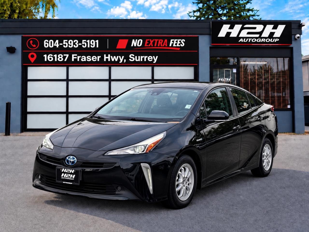 Black 2020 Toyota Prius Hatchback Continuously Variable Transmission