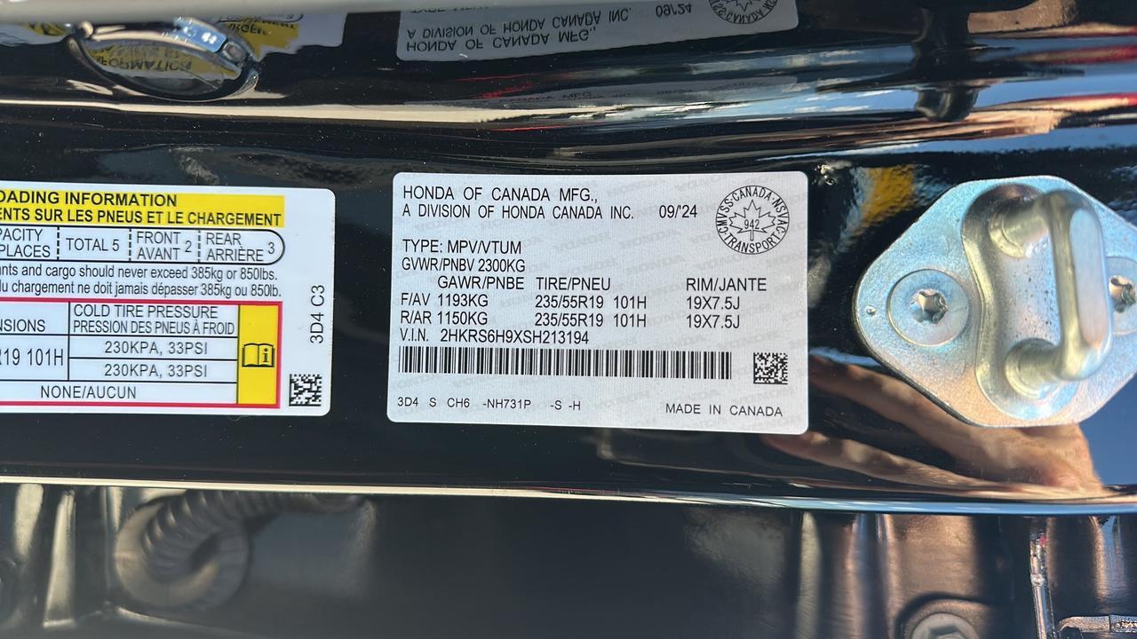 2025 Honda CR-V Hybrid Touring AWD Photo