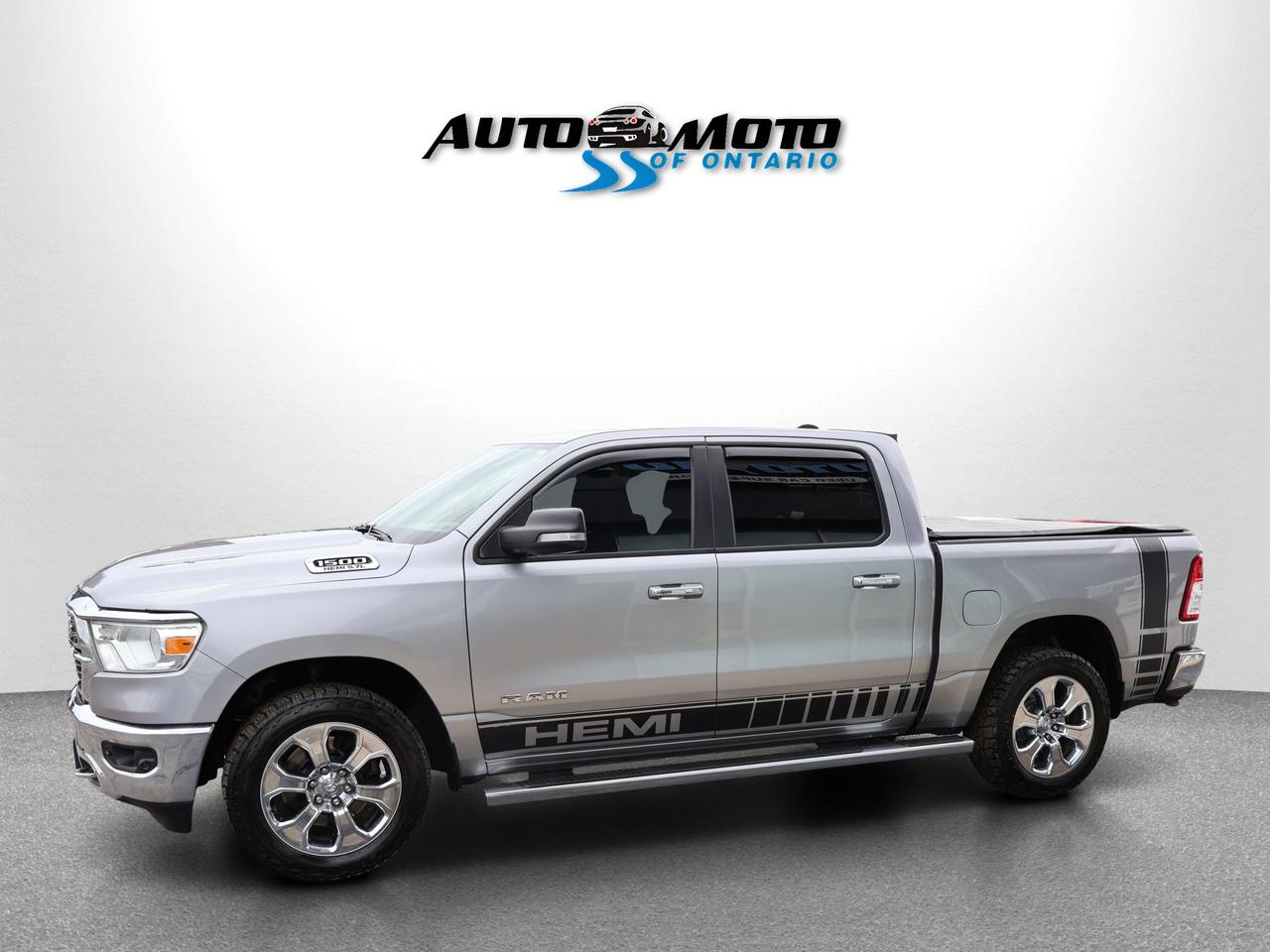 2019 RAM 1500 BIG HORN HEMI 4WD CERTIFIED *20 SERVICE RECORDS* CAMERA NAV BLUETOOTH HEATED SEATS CRUISE ALLOYS Photo