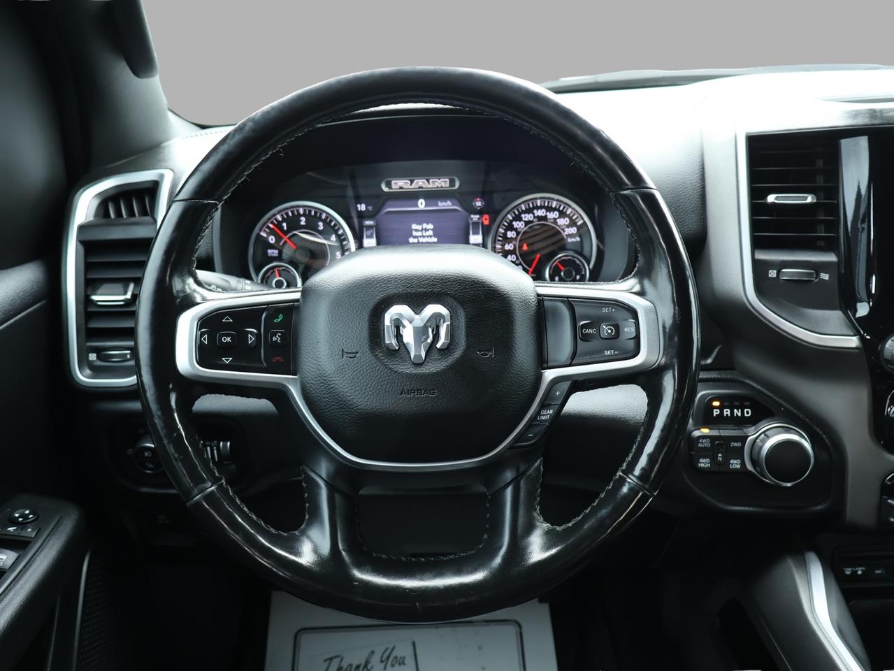 2019 RAM 1500 BIG HORN HEMI 4WD CERTIFIED *20 SERVICE RECORDS* CAMERA NAV BLUETOOTH HEATED SEATS CRUISE ALLOYS Photo