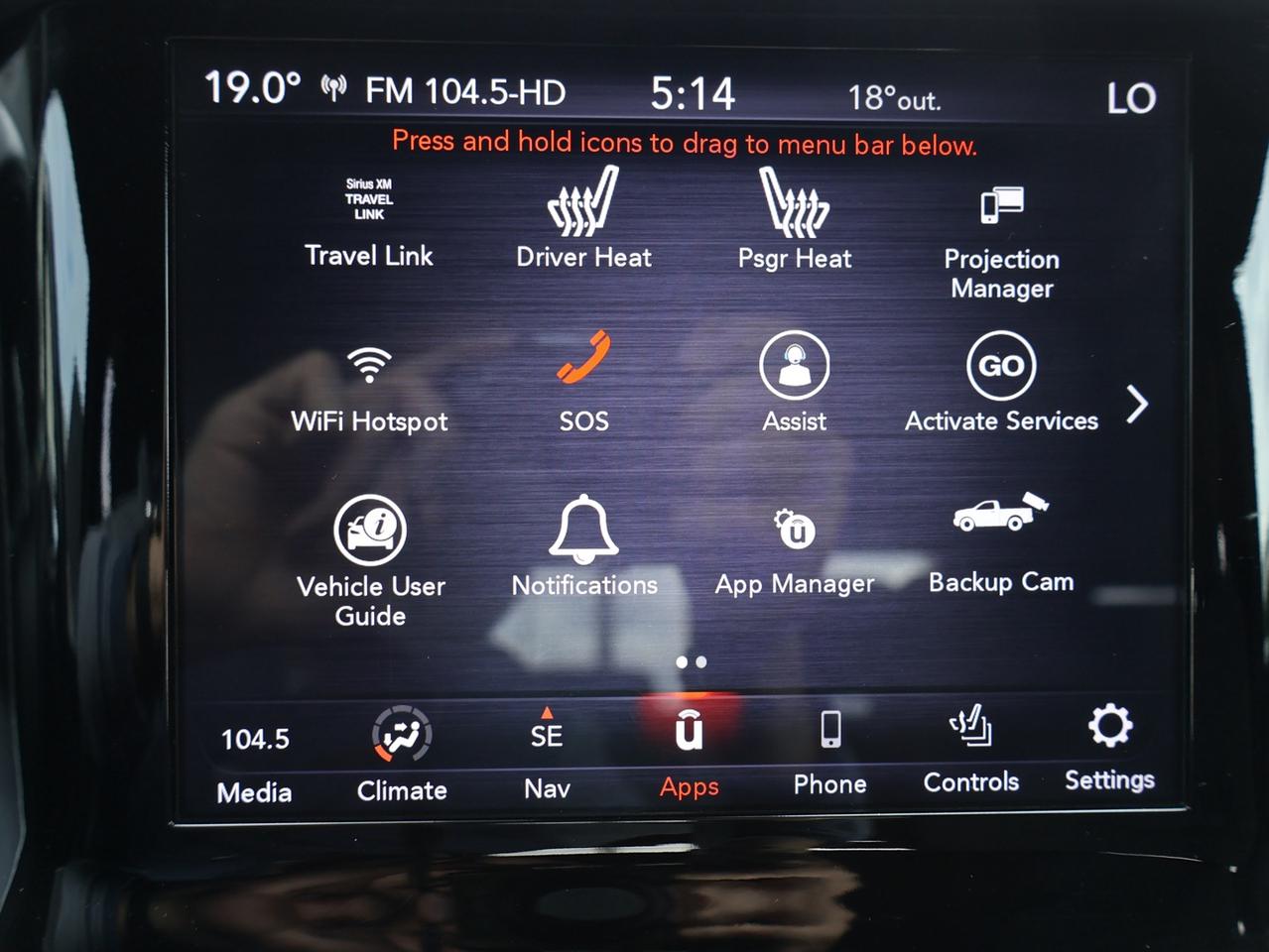2019 RAM 1500 BIG HORN HEMI 4WD CERTIFIED *20 SERVICE RECORDS* CAMERA NAV BLUETOOTH HEATED SEATS CRUISE ALLOYS Photo