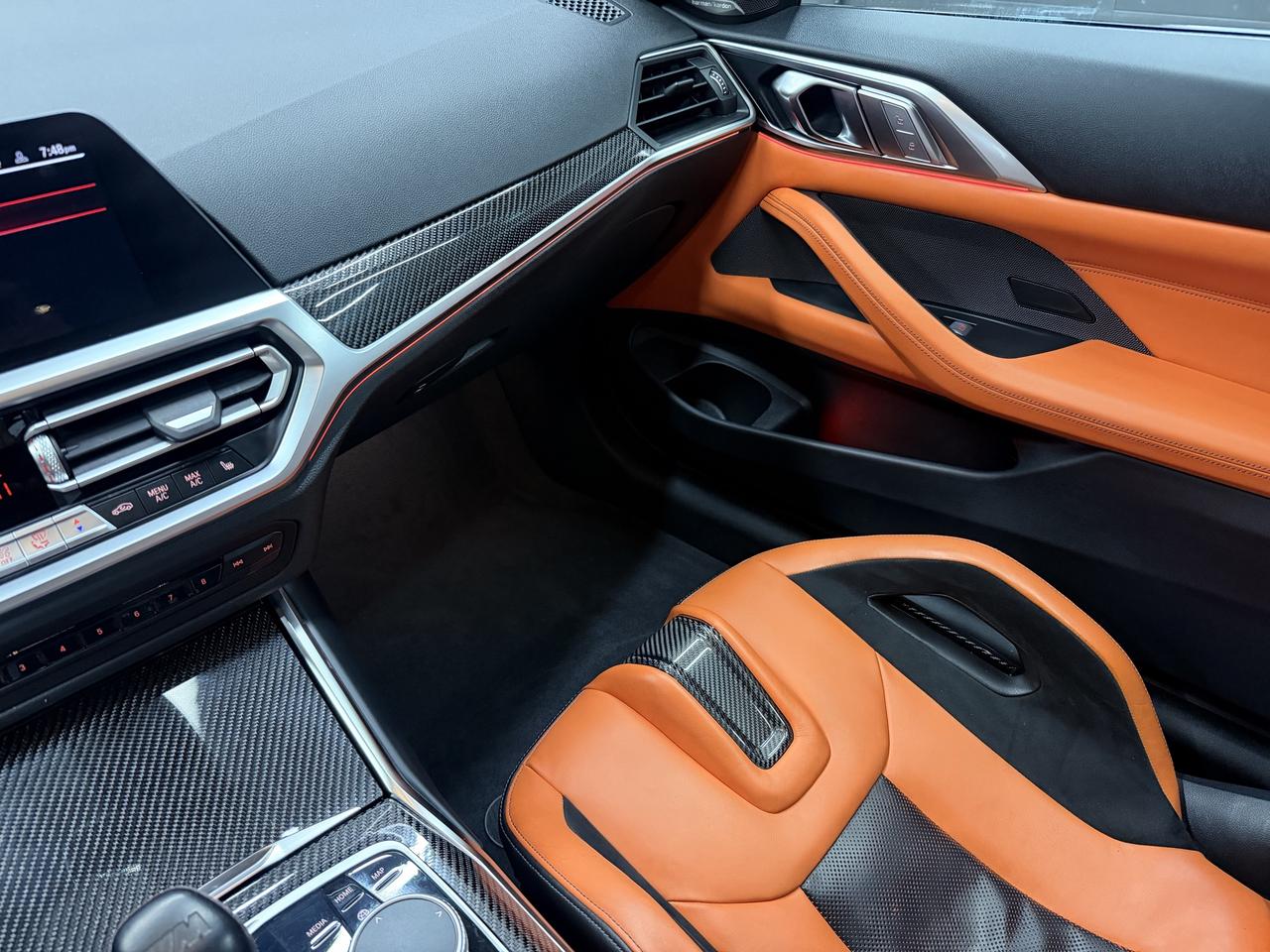 2021 BMW M4 COMP.|CARBON SEATS|CARBON ROOF|360CAM|FCW|BSM|LDW| Photo