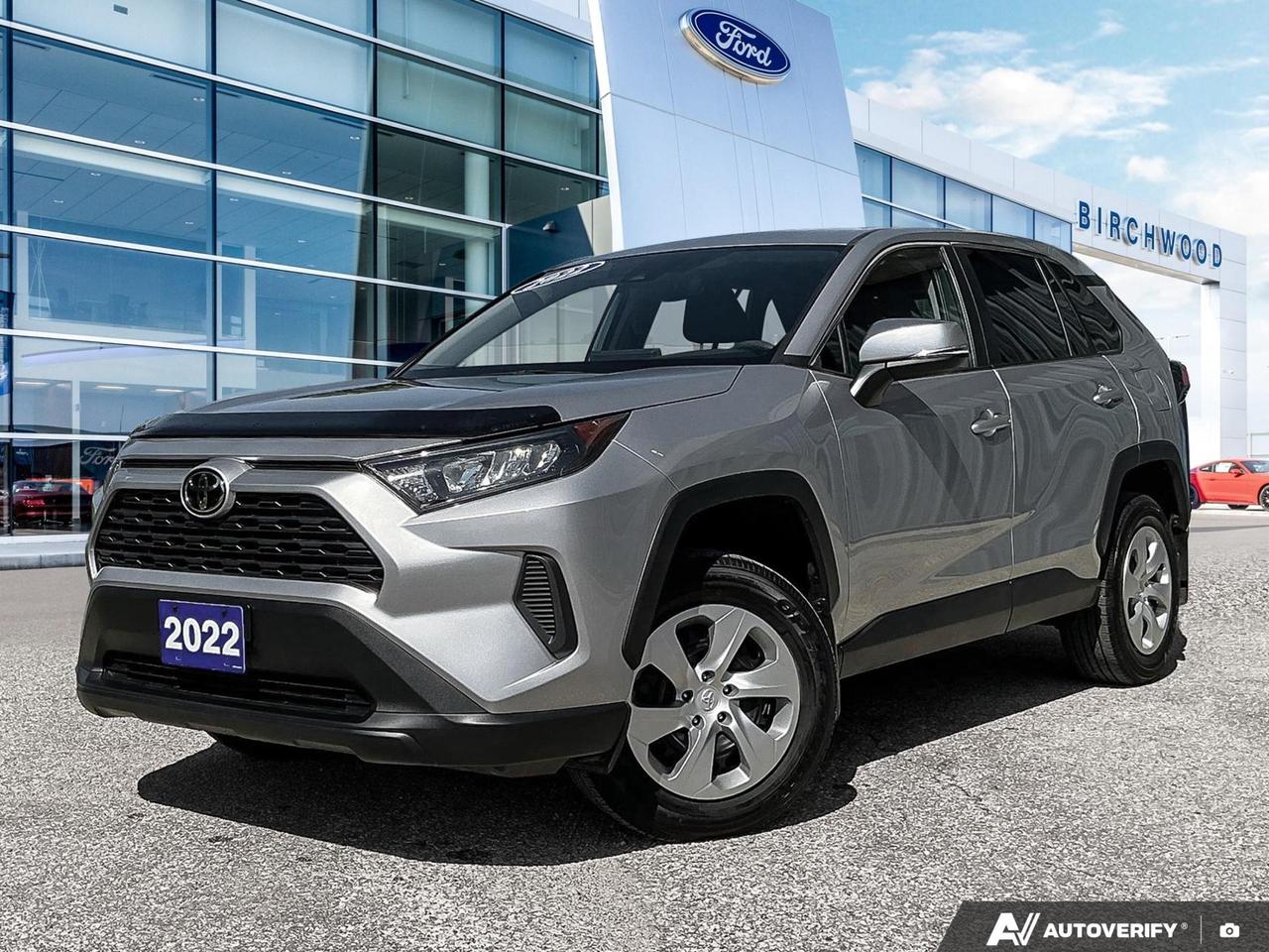 If youre looking for a practical, capable AWD SUV with a clean history and real-world efficiency, this 2022 Toyota RAV4 LE delivers exactly that. Coming off a previous lease with only one owner, fresh brakes, and a spotless accident-free record, its ready to take on whatever your daily routine demands  from city commutes to weekend getaways.

- AWD with automatic full-time all-wheel drive for confident handling year-round
- New brakes recently installed  one less thing to think about after purchase
- One owner, accident free, previous lease vehicle  well-maintained and inspected
- 41,890 km on a proven 2.5L 4-cylinder engine with fuel economy of 8.7L/100km city / 6.9L/100km highway
- Heated front bucket seats for comfort during Manitoba winters
- Dynamic Radar Cruise Control (DRCC) for relaxed highway driving
- Comprehensive safety suite: Blind Spot Monitor, Rear Cross Traffic Alert, Lane Tracing Assist, and Pre-Collision System
- Mobile hotspot capability and Safety Connect emergency SOS for connected, confident driving

Ready to make it yours? Visit us at Birchwood Ford or explore this vehicle online at birchwoodford.ca. You can reserve it, start your purchase, or book a test drive at a time that works for you  our team is here to make the process straightforward and hassle-free.
Birchwood Ford on Regent is the Home of Market Value Pricing.


Reconditioning our Pre-Owned Inventory is a source of pride for us! We complete an extremely thorough process both mechanically and cosmetically before it passes our standard. Our customers can shop with confidence knowing Birchwood Ford has won AutoTraders 2024 Best Priced Dealer Award. Transparency is what you deserve! 

When purchasing a pre-owned vehicle from us we will share all of the information on the vehicle. Including CARFAX, a copy of all the inspections we performed, a copy of the invoices showing you exactly what we did & spent on reconditioning the vehicle.



Call us at 204-661-9555or go to WWW.BIRCHWOODFORD.CA to browse our inventory! 

People who Try Birchwood Ford Buy from Birchwood Ford!   

       

Dealer permit #4454
Dealer permit #4454