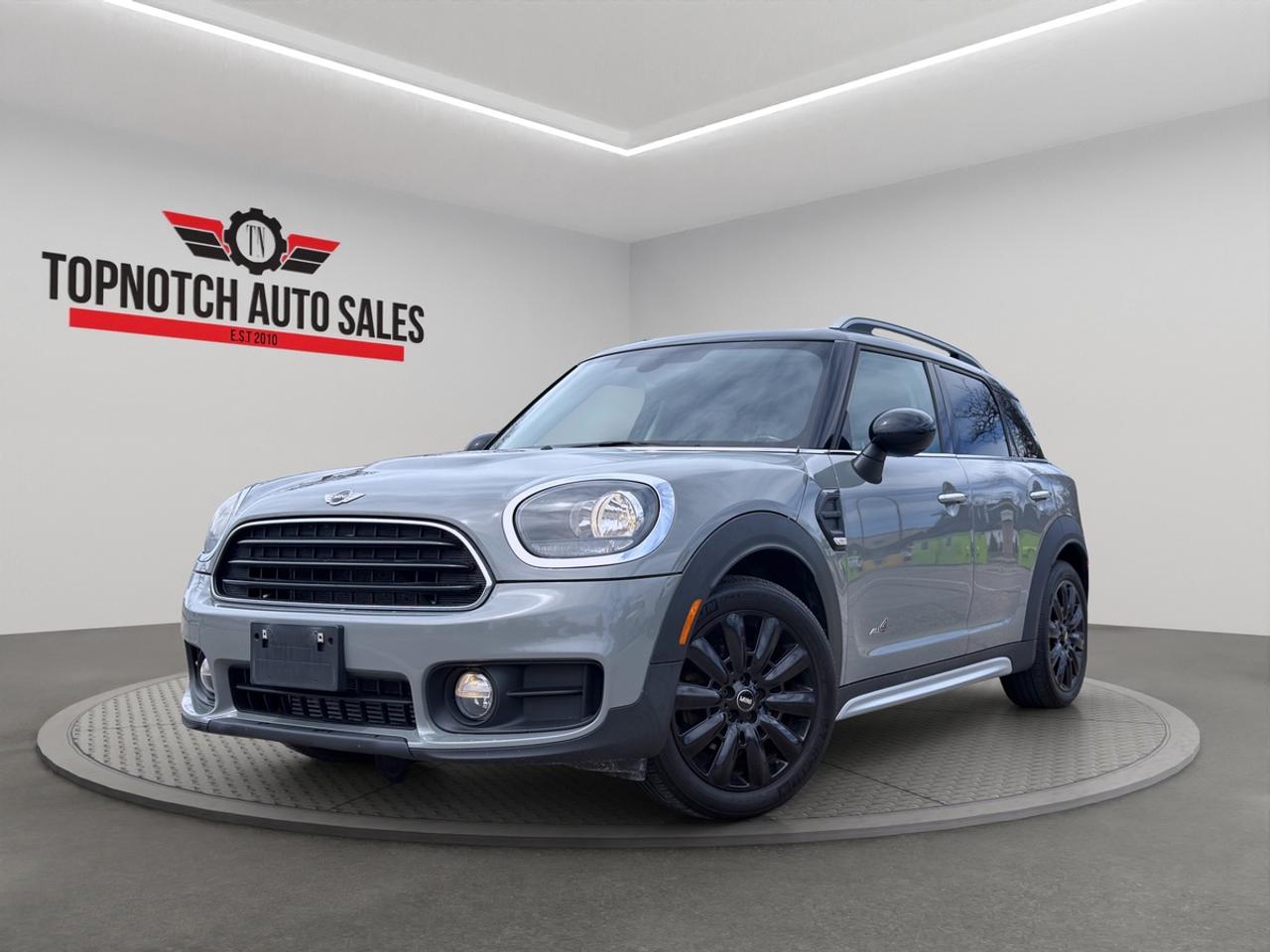 <h2>2018 MINI Countryman ALL4</h2><h3>Now Available at Topnotch Auto Sales Inc</h3><p>Experience the perfect blend of premium comfort, sporty performance, and iconic British-inspired design with the 2018 MINI Countryman ALL4. Built for drivers who want versatility without sacrificing personality, this stylish compact SUV delivers confident all-wheel-drive capability, refined handling, and a premium interior that makes every drive exciting. Whether youre navigating city streets or heading out for weekend adventures, the Countryman ALL4 offers the practicality you need with the fun-to-drive spirit MINI is known for.</p><p><br></p><h2>Performance & Capability</h2><p>Under the hood, the 2018 MINI Countryman ALL4 features a responsive turbocharged engine paired with a smooth automatic transmission, delivering energetic acceleration and agile handling. MINIs intelligent ALL4 all-wheel-drive system enhances traction and stability in various road conditions, giving you confidence year-round. With its sporty suspension and precise steering, every drive feels engaging and dynamic.</p><p><br></p><h2>Interior Comfort & Features</h2><p>Inside, the Countryman offers a refined and spacious cabin designed with premium materials and modern styling. Comfortable seating, clever storage solutions, and versatile cargo space make it ideal for both daily commuting and longer road trips. The elevated driving position provides excellent visibility while maintaining MINIs signature driver-focused cockpit feel.</p><h3>Interior Highlights:</h3><ul><li>Premium cloth/leatherette seating surfaces for enhanced comfort</li><li>Dual-zone automatic climate control</li><li>Spacious cabin with seating for up to five passengers</li><li>Split-folding rear seats for added cargo flexibility</li><li>Panoramic-style interior feel with upscale finishes throughout</li><li>Power windows, locks, and mirrors for everyday convenience</li></ul><h2>Technology & Connectivity</h2><p>Stay connected and entertained with modern technology features designed to make every journey more enjoyable and convenient.</p><h3>Technology Features:</h3><ul><li>Rearview backup camera for confident parking and reversing</li><li>Bluetooth hands-free calling and audio streaming</li><li>MINI infotainment display with intuitive controls</li><li>Steering-wheel-mounted audio and phone controls</li><li>USB and auxiliary connectivity options</li><li>Premium sound experience for your favorite music and media</li></ul><h2>Safety & Peace of Mind</h2><p>The 2018 MINI Countryman ALL4 is equipped with advanced safety technologies engineered to help protect you and your passengers on every drive.</p><h3>Safety Highlights:</h3><ul><li>ALL4 intelligent all-wheel-drive system for enhanced traction</li><li>Anti-lock braking system (ABS)</li><li>Electronic stability control and traction control</li><li>Multiple airbags throughout the cabin</li><li>Tire pressure monitoring system</li><li>Rearview camera for improved rear visibility</li></ul><h2>Vehicle Condition</h2><p>This 2018 MINI Countryman ALL4 has been exceptionally well maintained and is in excellent condition inside and out. Professionally detailed and thoroughly inspected, it is ready to deliver reliable performance and enjoyable driving for years to come.</p><p><strong>VIN #: WMZYV5C38J3E04769</strong></p><p><br></p><h2>Why Choose Topnotch Auto Sales Inc?</h2><p>With over 14 years of automotive industry expertise, Topnotch Auto Sales Inc is committed to providing quality pre-owned vehicles and exceptional customer service. Our knowledgeable team works hard to ensure every customer enjoys a smooth, transparent, and stress-free vehicle buying experience.</p><p><br></p><h2>Flexible Financing Solutions</h2><p>No matter your credit situationgood credit, bad credit, or rebuilding creditour financing specialists are ready to help.</p><p> Fast and easy approvals</p><p> Same-day financing options</p><p> Competitive low down payment programs</p><h2>Certification Option</h2><p>Certification is available for $799 for added peace of mind. Our certification process ensures the vehicle meets Ontario safety standards for confident ownership.</p><p><br></p><h2>OMVIC Compliance Notice</h2><p>In accordance with OMVIC regulations, this vehicle is being sold asis unless certified. Our team will gladly explain the certification process and answer any questions you may have.</p><p><br></p><p> Visit Us At:</p><p>5455 Steeles Ave W, North York, ON M9L 1S7</p><p> Call or Text:</p><p>416-879-7113</p>