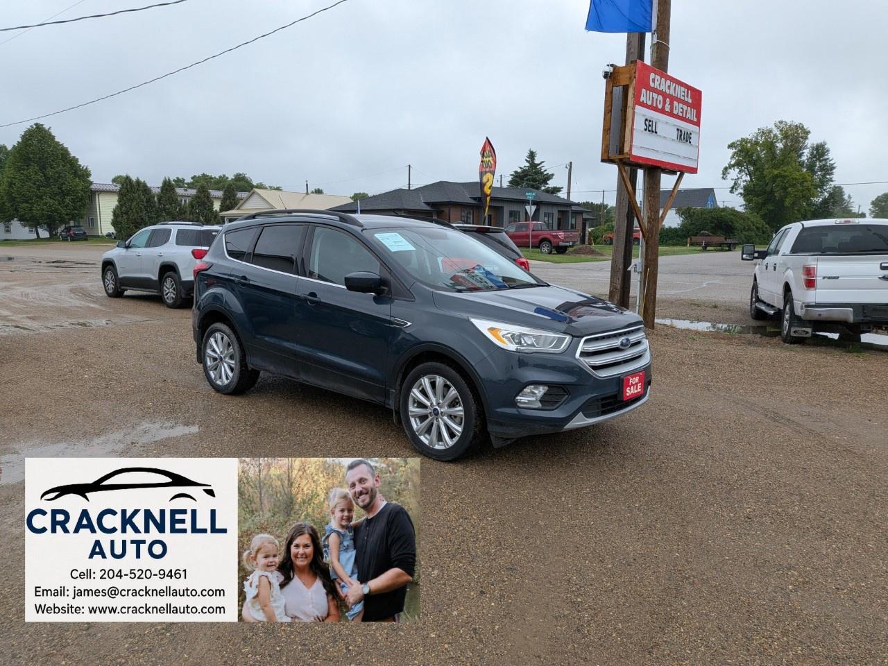 <p>2019 Ford Escape 4WD - Clean Title/ Safetied - $153 Bi-Weekly + Tax</p><ul><li><p>AWD </p></li><li><p>Leather-Trimmed Heated Seats</p></li><li><p>Heated Steering Wheel</p></li><li><p>Remote Start</p></li><li><p>Power Driver's Seat</p></li><li><p>Dual-Zone Climate Control</p></li><li><p>Apple CarPlay & Android Auto</p></li><li><p>SYNC 3 Touchscreen Infotainment System</p></li><li><p>Backup Camera</p></li><li><p>Blind Spot Monitoring</p></li><li><p>Keyless Entry & Push-Button Start</p></li><li><p>Alloy Wheels</p></li><li><p>Power Liftgate</p></li><li><p>Local</p></li></ul><p>Financing Available/ Warranty Available /Trades Welcome /<span style=color:rgb( 15 , 15 , 15 )>delivery available.</span></p><p></p><p>Call/Text<u> 204-520-9461</u></p><p></p><p>Dealer #5905</p><p></p><p><strong>Vehicle available for dealer trading, perfect subprime car</strong></p><p></p><p>Treaty cards accepted - 7 Day insurances available meaning you can drive home the same day even if MPI is closed (good for weekends and after hours)</p>