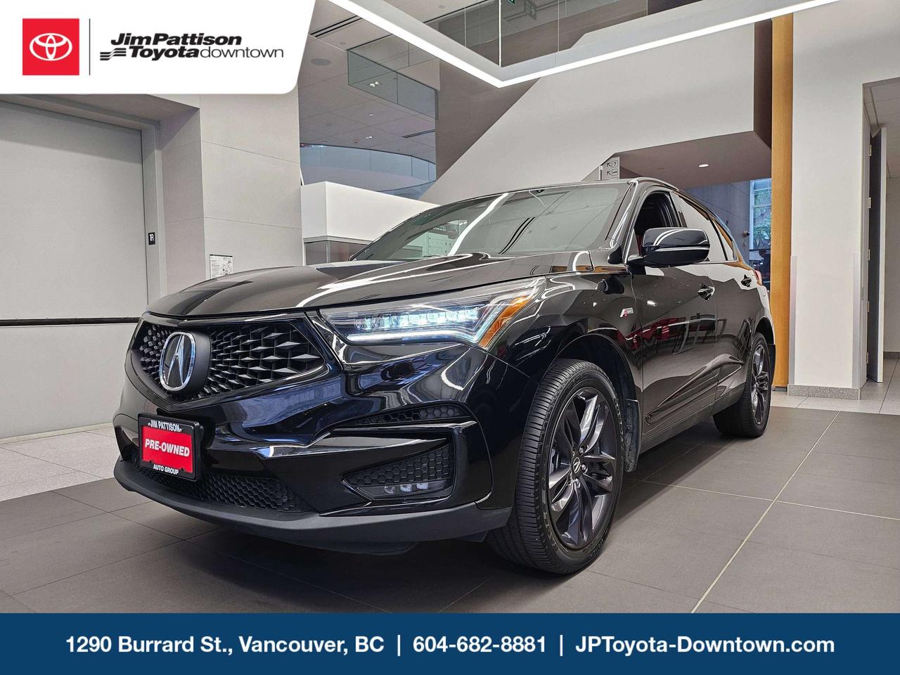 Inject some serious excitement into your Vancouver commute! This gorgeous 2021 Acura RDX A-Spec features a thrilling 272-horsepower engine paired with Acuras legendary Super Handling AWD system. Boasting an up-to-date service history, this premium performance crossover is completely vetted and ready for your next urban escape.

Owner Protection Plan: Our Owner Protection Plan provides you with reassurance when you purchase a pre-owned automobile from the Jim Pattison Auto Group. The features include the following: 30-Day Powertrain Guarantee Drive away with the perfect vehicle for you and the peace of mind knowing that we stand behind each and every select pre-owned vehicle we sell. CARFAX Vehicle History Report We offer full transparency with every one of our select pre-owned vehicles. A CARFAX vehicle history report provides you with everything you need to know about your pre-owned vehicle of choice.  Detailed Cosmetic Reconditioning Comprehensive Mechanical & Safety Inspection Every Select pre-owned vehicle we offer has been rigorously inspected by a highly trained service technician to ensure safety, quality and provide peace of mind. 14-Day Owner Exchange Program Should any mechanical issue arise with the vehicle you have purchased that we are unable to resolve to your satisfaction, you may exchange it with the dealership you purchased it from for a suitable replacement within fourteen days of purchase. We will provide you a full credit towards your selected quality pre-owned replacement vehicle of equal or greater value. Subject to terms and conditions, see dealership for details. Lien-Free Guarantee We guarantee all our pre-owned vehicles are 100% lien free, one of many benefits of buying from a professional and licensed dealer. 
Price includes documentation fee ($595) and VSA transaction levy ($10). Finance placement fee ($495) if applicable, GST and PST are additional. D#30692 TEXT our sales team directly at (604) 265-9212