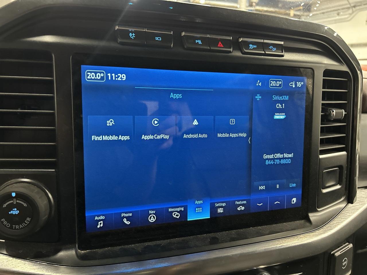 2022 Ford F-150 HYBRID LARIAT SPORT 4X4 | 7.2KW PROPOWER |LEATHER Photo3