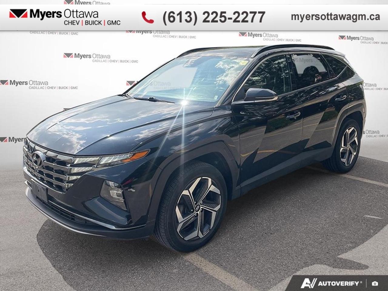Compare at $28300 - Myers Cadillac is just $27300! <br> <br>This 2022 Hyundai Tucson Hybrid is for sale today in Ottawa. This SUV has 86,500 km. Its nice in colour and is completely accident free based on the <a href=https://vhr.carfax.ca/?id=GfhwhzYM6tUvmAsdnVIWCrNHp8XWcD+5 target=_blank>CARFAX Report</a>. It has an Automatic transmission and is powered by a 226HP 1.6L 4 Cylinder Engine. This vehicle has been upgraded with the following features: Cooled Seats, Sunroof, Leather Seats, Premium Audio, Android Auto, Apple CarPlay, Heated Seats.<br> <br>To apply right now for financing use this link: <a href=https://creditonline.dealertrack.ca/Web/Default.aspx?Token=b35bf617-8dfe-4a3a-b6ae-b4e858efb71d&Lang=en target=_blank>https://creditonline.dealertrack.ca/Web/Default.aspx?Token=b35bf617-8dfe-4a3a-b6ae-b4e858efb71d&Lang=en</a><br> <br/><br>All prices include Admin fee and Etching Registration, applicable Taxes and licensing fees are extra.<br>*LIFETIME ENGINE TRANSMISSION WARRANTY NOT AVAILABLE ON VEHICLES WITH KMS EXCEEDING 140,000KM, VEHICLES 8 YEARS & OLDER, OR HIGHLINE BRAND VEHICLE(eg. BMW, INFINITI. CADILLAC, LEXUS...)<br> Come by and check out our fleet of 30+ used cars and trucks and 150+ new cars and trucks for sale in Ottawa.  o~o