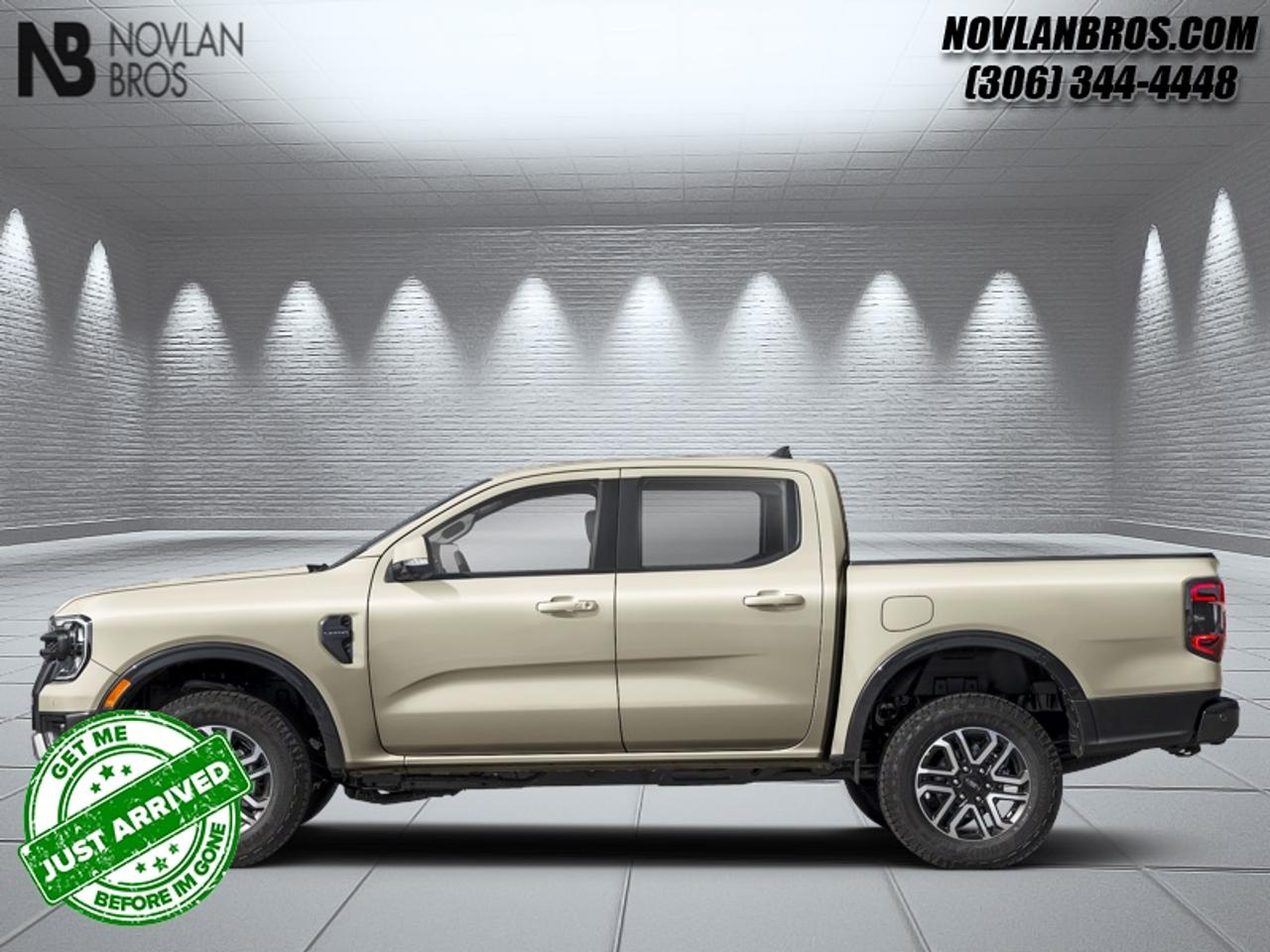 <b>Sport Appearance Package!</b><br> <br> Check out our great inventory of new vehicles at Novlan Brothers!<br> <br>The 2026 Ford Ranger features advanced driver-assist systems and smart connectivity to elevate every drive with confidence.<br> <br>The 2026 Ford Ranger combines rugged utility, modern design and smart features in a midsize pickup built to serve a wide range of needs. Inside, the cabin offers premium materials, intuitive tech and comfortable seating designed to support driver and passengers alike. With its versatile footprint, confident styling and Fords reputation for capability, the Ranger stands out as a smart choice for both daily tasks and weekend escapes.<br> <br>This Desert Sand Crew Cab 4X4 pickup has a 10 Speed Automatic transmission and is powered by a 270HP 2.3L 4 Cylinder Engine. <br> <br> Our Rangers trim level is LARIAT. The Sport Appearance Package brings refined style and advanced comfort to this capable pickup, blending rugged functionality with modern sophistication. Inside, heated ActiveX-trimmed seats with power adjustability, a heated leather steering wheel, and dual-zone automatic climate control create a premium and inviting cabin. The 12-inch SYNC 4A touchscreen with connected navigation, wireless smartphone integration, and a B&O sound system with 10 speakers ensures seamless entertainment and connectivity wherever you go. A suite of driver-assist features including Adaptive Cruise Control, BLIS with Trailer Tow Coverage, and a 360-degree camera system enhance confidence and safety. Outside, machined aluminum wheels, LED projector headlamps, sport box decals, and body-coloured accents give it a bold, confident stance that perfectly balances utility and style. This vehicle has been upgraded with the following features: Sport Appearance Package.<br><br> View the original window sticker for this vehicle with this url <b><a href=http://www.windowsticker.forddirect.com/windowsticker.pdf?vin=1FTER4KH0TLE23539 target=_blank>http://www.windowsticker.forddirect.com/windowsticker.pdf?vin=1FTER4KH0TLE23539</a></b>.<br> <br>To apply right now for financing use this link: <a href=http://novlanbros.com/credit/ target=_blank>http://novlanbros.com/credit/</a><br> <br/>Total rebate of $750 is reflected in the price. Incentives expire 2026-06-30. See dealer for details. <br><br><br> Come by and check out our fleet of 20+ used cars and trucks and 80+ new cars and trucks for sale in Paradise Hill.  o~o