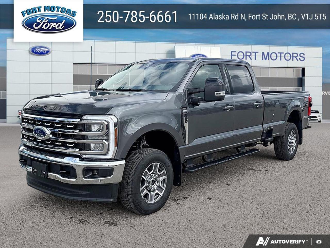 <p>Get ready to experience the pinnacle of capability and luxury with the brand new 2026 Ford SuperDuty F-350 Lariat, now available at Fort Motors. This isnt just a truck; its a statement of power and refinement, built to conquer any challenge you throw its way. Dressed in a striking Carbonized Grey Metallic, this F-350 Lariat commands attention with its bold presence and sophisticated finish. Step inside the meticulously crafted interior, featuring the comfortable and durable Black Onyx ActiveX trim with a versatile 40/console/40 split front seat, ensuring both driver and passengers are treated to premium comfort on every journey.</p><p>&nbsp;</p><p>Underneath its rugged exterior lies a powerhouse ready to perform. The robust 7.3L DEVCT NA PFI V8 Gas engine, paired with a smooth 10-speed automatic TorqShift transmission and a 4-wheel drive system, delivers uncompromising power and control. Whether youre towing heavy loads, navigating challenging terrain, or simply enjoying a weekend adventure, this SuperDuty is engineered to exceed expectations. The 3.73 electronic locking axle provides enhanced traction when you need it most, while the heavy-service front suspension and skid plates offer peace of mind for off-road excursions.</p><p>&nbsp;</p><p>This 2026 Ford SuperDuty F-350 Lariat is more than just a workhorse; its a mobile command center equipped with features designed to enhance your driving experience. The B&O Sound System immerses you in rich audio, while the SiriusXM with 360L keeps you entertained with a world of content. For added convenience and safety, youll find rear parking sensors, a SecuriCode keyless entry pad, and a tailgate step for easy access. Plus, with the Camper Package and Upfitter Switches, this truck is ready for whatever your lifestyle demands.</p><p>&nbsp;</p><p>Here are five features that truly make this 2026 Ford SuperDuty F-350 Lariat stand out:</p><p><br><br></p><ul><li><strong>7.3L DEVCT NA PFI V8 Gas Engine:</strong> Unleash legendary Ford power and torque, built to handle your toughest jobs and most ambitious adventures.</li></ul><p>&nbsp;</p><ul><li><strong>Lariat Premium Package with Power Sliding Rear Window & Platform Running Boards:</strong> Experience elevated comfort and convenience with a spacious interior and effortless entry and exit, making every trip a pleasure.</li></ul><p>&nbsp;</p><ul><li><strong>B&O Sound System:</strong> Immerse yourself in crystal-clear audio, transforming your cabin into a concert hall on wheels.</li></ul><p>&nbsp;</p><ul><li><strong>Camper Package & Heavy Service Front Suspension:</strong> Equip yourself for the ultimate outdoor experience, with enhanced capability for towing and off-road exploration.</li></ul><p>&nbsp;</p><ul><li><strong>Carbonized Grey Metallic Exterior:</strong> Make a bold statement with a sophisticated and eye-catching paint finish that exudes confidence and style.</li></ul><p><br><br></p><p><strong><em>Powered by AutoIntelligence&trade;</em></strong></p><p>&nbsp;</p><p>Vehicle information has been generated using artificial intelligence and is provided for informational purposes only. While efforts are made to ensure accuracy, please confirm all details directly with the dealer.</p><p>&nbsp;</p>