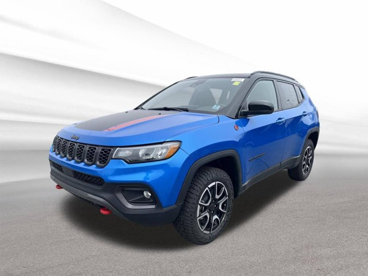 Built for Atlantic Canadian roads, the brand new 2026 Jeep Compass Trailhawk brings rugged confidence, modern turbo power, and everyday comfort to Halifax drivers. Finished in Blue with a Black interior, this 4-door SUV pairs Jeep capability with a smooth automatic transmission and four-wheel drive for secure travel in changing conditions.The 2026 Jeep Compass Trailhawk stands out with its 2.0-litre intercooled turbocharged DOHC 4-cylinder gas engine, giving you strong response for city driving and steady power for highway trips. With its adventurous design and practical size, this new SUV is ready for workdays, weekends, and all-season travel around Nova Scotia.FEATURES OF THE Compass TrailhawkBlue exterior with bold Jeep presenceFour-wheel drive for added road confidencePanoramic sunroof brightens every driveTurbocharged DOHC engine delivers responsive powerADVANCED SAFETY FEATURESFour-wheel drive supports changing road conditionsFour-door design helps passenger access easeSolid Jeep engineering inspires daily confidenceElevated SUV stance improves road visibilityPERFORMANCE AND EFFICIENCY2.0-litre turbocharged engine feels energeticAutomatic transmission delivers smooth shiftingDOHC design supports efficient engine breathingGas power suits long-distance travel needsCOMFORT AND CONVENIENCEPanoramic sunroof opens cabin to daylightBlack interior offers clean modern styleFour-door layout helps daily usabilityNew vehicle condition means fresh ownershipTECHNOLOGY AND CONNECTIVITYWireless charging keeps devices powered easilyModern cabin supports everyday digital needsConvenient charging reduces cable clutterDriver-focused layout keeps controls accessibleCARGO SPACERear cargo area suits daily errandsSUV design helps pack weekend gearFlexible space supports active lifestylesWide opening aids loading convenienceWHAT OTHER OWNERS LIKEConfident four-wheel drive in rough weatherUseful size for city and highwayTurbo power with smooth automatic drivingJeep character with practical everyday comfortAt Steele Halifax Chrysler Dodge Jeep Ram FIAT, this brand new 2026 Jeep Compass Trailhawk offers the kind of versatility many drivers want from a compact SUV. It is easy to manage in town, comfortable for longer drives, and well suited to Nova Scotia weather with its four-wheel-drive system.Inside, the panoramic sunroof adds an open, airy feel that makes every trip more enjoyable. Wireless charging brings welcome convenience to busy days, while the Black interior creates a clean and refined atmosphere. The automatic transmission helps keep driving relaxed, whether you are commuting through Halifax or heading out for a weekend drive.Under the hood, the turbocharged 2.0-litre DOHC engine gives this SUV a strong balance of response and efficiency. It is a smart fit for drivers who want useful power without giving up everyday practicality. Combined with Jeep capability and fresh-from-the-factory condition, this Compass Trailhawk is ready to make a strong first impression and an even better long-term one.This 2026 Jeep Compass Trailhawks VIN is: 3C4NJDDN8TT272898 .We invite you to book a viewing and test drive at your earliest convenience