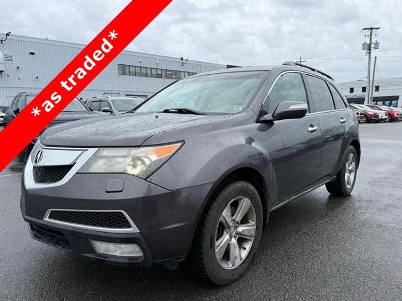 Recent Arrival! 2010 Acura MDX Technology SH-AWD *as traded* Leather.Px8 2010 Acura MDX Technology SH-AWD *as traded* AWD 6-Speed Automatic 3.7L V6 SOHC VTECSteele Mitsubishi has the largest and most diverse selection of preowned vehicles in HRM. Buy with confidence, knowing we use fair market pricing guaranteeing the absolute best value in all of our pre owned inventory!Steele Auto Group is one of the most diversified group of automobile dealerships in Canada, with 60 dealerships selling 29 brands and an employee base of well over 2300. Sales are up over last year and our plan going forward is to expand further into Atlantic Canada and the United States furthering our commitment to our Canadian customers as well as welcoming our new customers in the USA.Reviews:* The perfectly practical MDX is also one of the most powerful, most tech-savvy V6 SUV on the road, giving it assured access to the top tier of any premium midsize SUV shopping list. Source: KBB.com