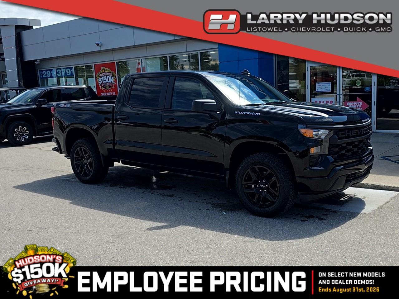 HUDSONS HAS IT! See it - Drive it - Own it - LOVE it. At Larry Hudson Chevrolet Buick GMC we make car buying a breeze! New car pricing with $0 down approvals are among your options (*on approved credit). There are a variety of finance and lease options available. Also expect top dollar for your trade-in! Selling price/payment shown includes cash incentive(s). Does not include HST & Licensing. Bi-Weekly payments reflect current Chevrolet Buick and GMC incentives. We have professional Product Specialist to guide you through your vehicle purchase. Contact us for more info! 1-800-350-3325