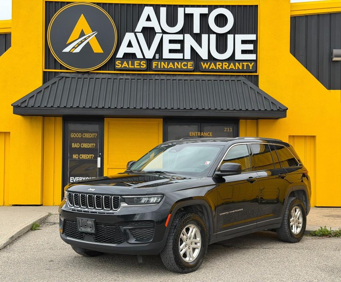 This outstanding example of a 2022 Jeep Grand Cherokee Laredo is proudly offered by Auto Avenue Airdrie. <br/> Blending rugged capability with premium comfort, this Jeep Grand Cherokee Laredo is designed to deliver confidence, versatility, and refinement in every journey. Its bold styling, smooth performance, and spacious interior make it an excellent choice for drivers seeking a capable SUV without compromising on comfort or technology. <br/> Powered by a reliable V6 engine and equipped with four-wheel drive, this Grand Cherokee provides outstanding traction, stability, and control in a wide range of driving conditions. Features such as Apple CarPlay and heated front seats enhance every drive, keeping you connected, comfortable, and ready for the road ahead. <br/> Renowned for its legendary capability and everyday practicality, the Grand Cherokee continues to be one of the most respected SUVs in its class. Whether youre navigating city streets, tackling winter roads, or heading out on your next adventure, this Jeep is built to handle it all with confidence. <br/> Combining style, performance, and versatility, this 2022 Jeep Grand Cherokee Laredo is ready to exceed expectations and become your perfect next vehicle. <br/> AUTO AVENUE IS AN AMVIC LICENSED DEALERSHIP, COMMITTED TO PROVIDING EXCEPTIONAL SERVICE AND QUALITY VEHICLES WITH FLEXIBLE PAYMENT OPTIONS. <br/>
