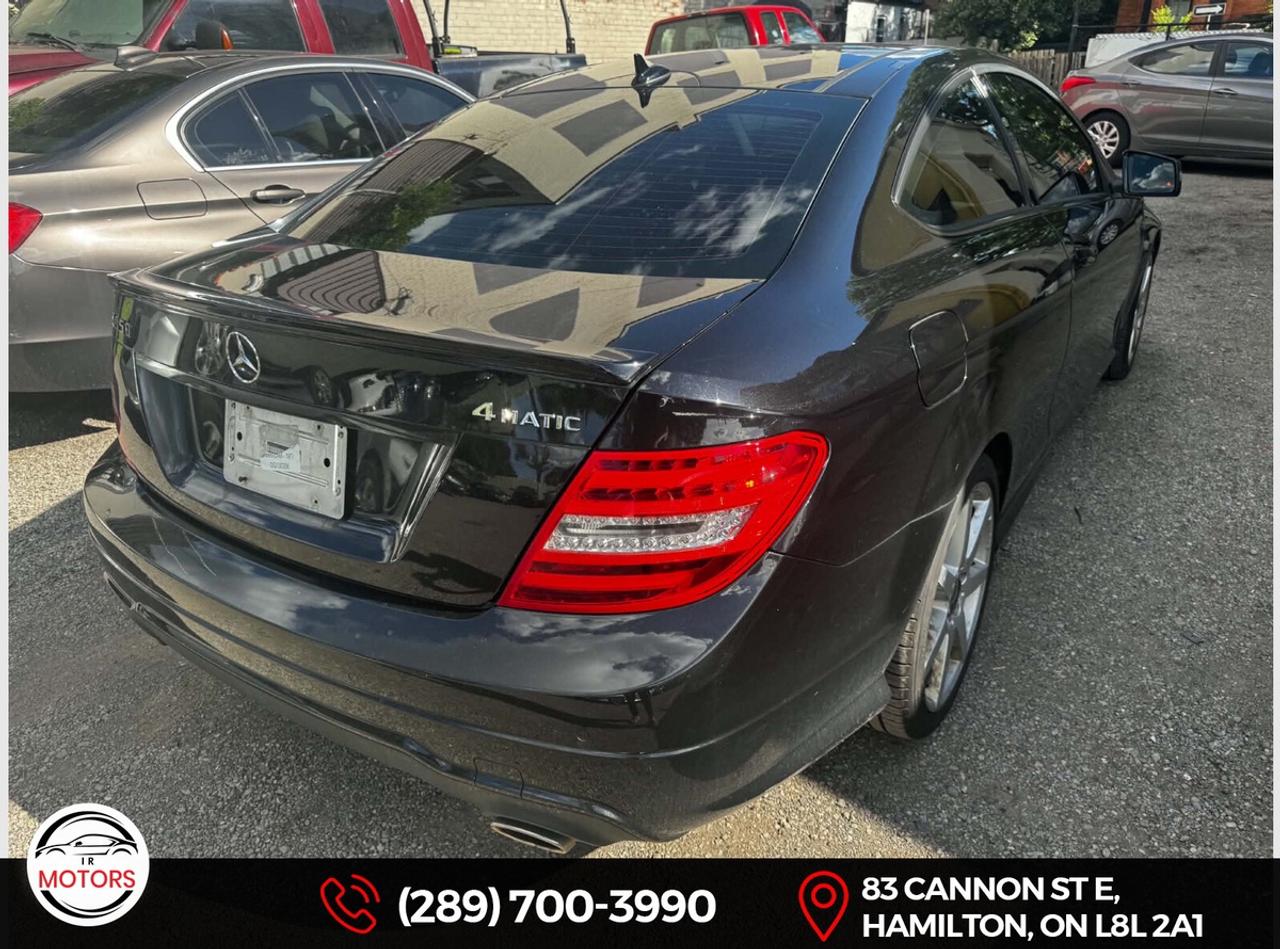 2013 Mercedes-Benz C350 4MATIC Coupe – Certified – Warranty C350 Photo