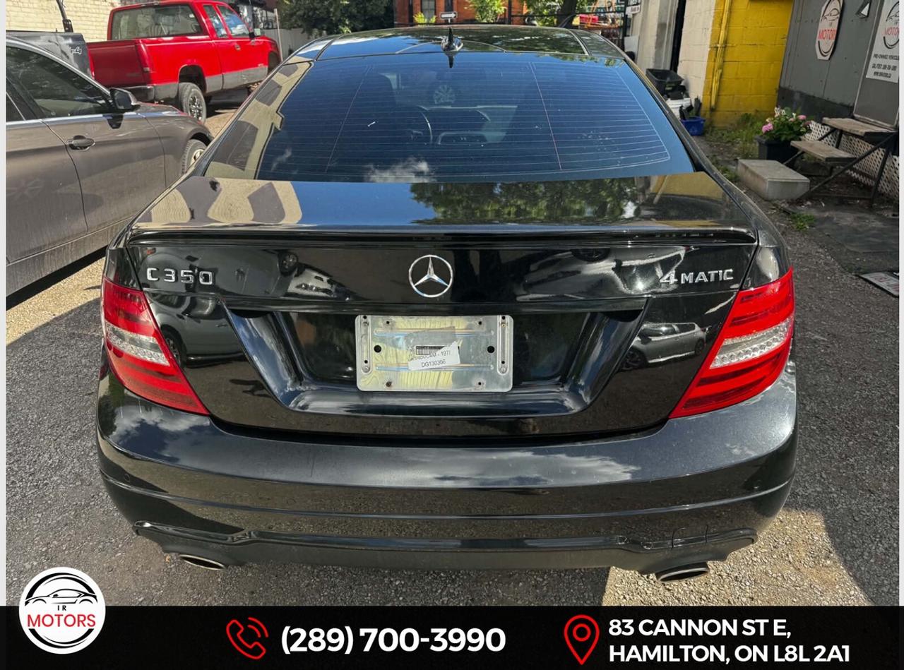 2013 Mercedes-Benz C350 4MATIC Coupe – Certified – Warranty C350 Photo