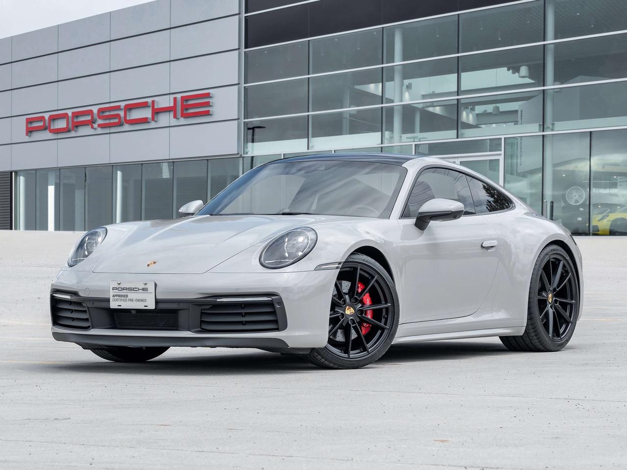 2021 Porsche 911 Carrera 4S Coupe CPO Premium Pkg Sport Pkg Rear Axle Steering Electric Slide/Tilt Sunroof in Glass S Photo0