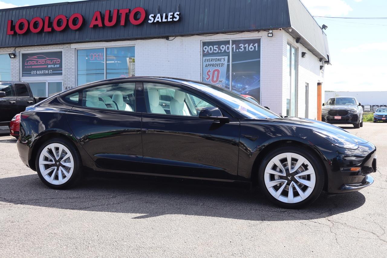 2022 Tesla Model 3 SR+   NO ACCIDENT   WHITE INTERIOR   CLEAN CARFAX Photo0
