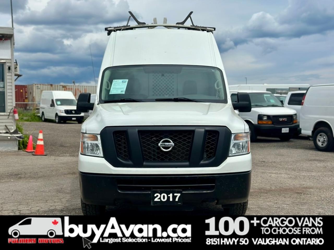 2017 Nissan NV Cargo NV2500 SV High Roof V8 Racks Divider Shelves Photo