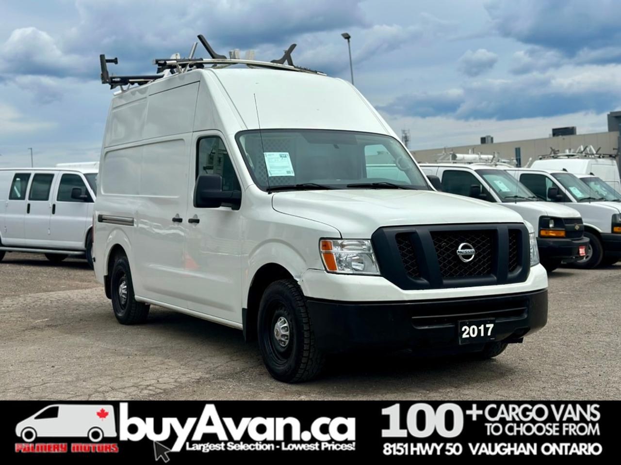 2017 Nissan NV Cargo NV2500 SV High Roof V8 Racks Divider Shelves Photo