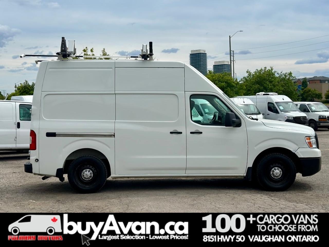 2017 Nissan NV Cargo NV2500 SV High Roof V8 Racks Divider Shelves Photo