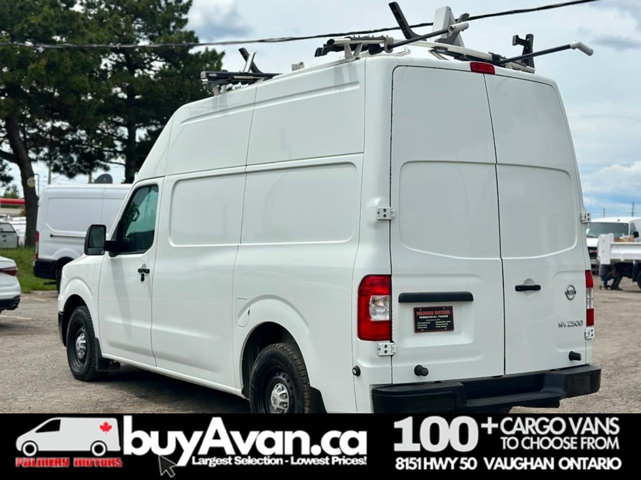 2017 Nissan NV Cargo NV2500 SV High Roof V8 Racks Divider Shelves Photo